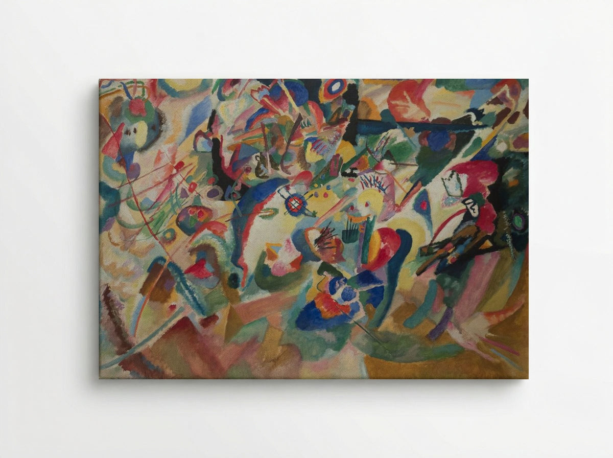 Sketch III for Composition VII - Wassily Kandinsky - Canvas