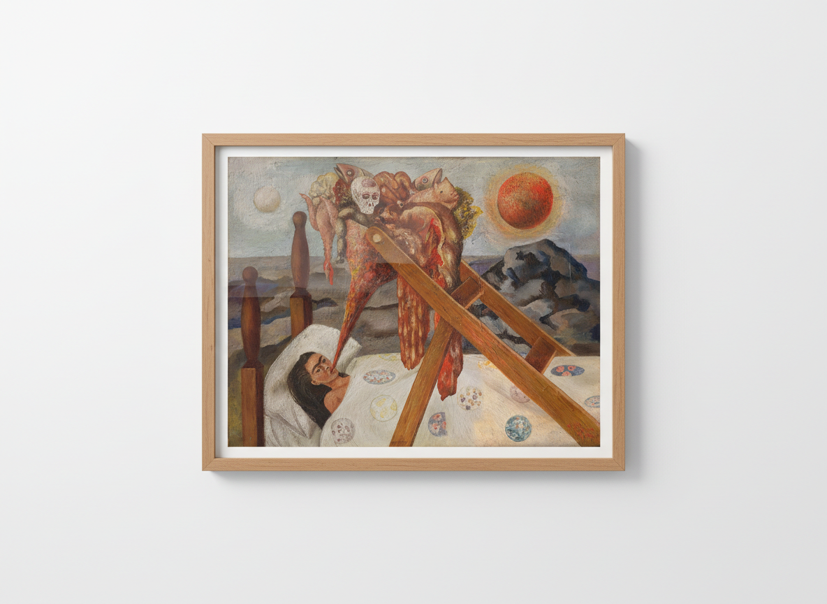 Without Hope - Frida Kahlo - Framed Print Wood