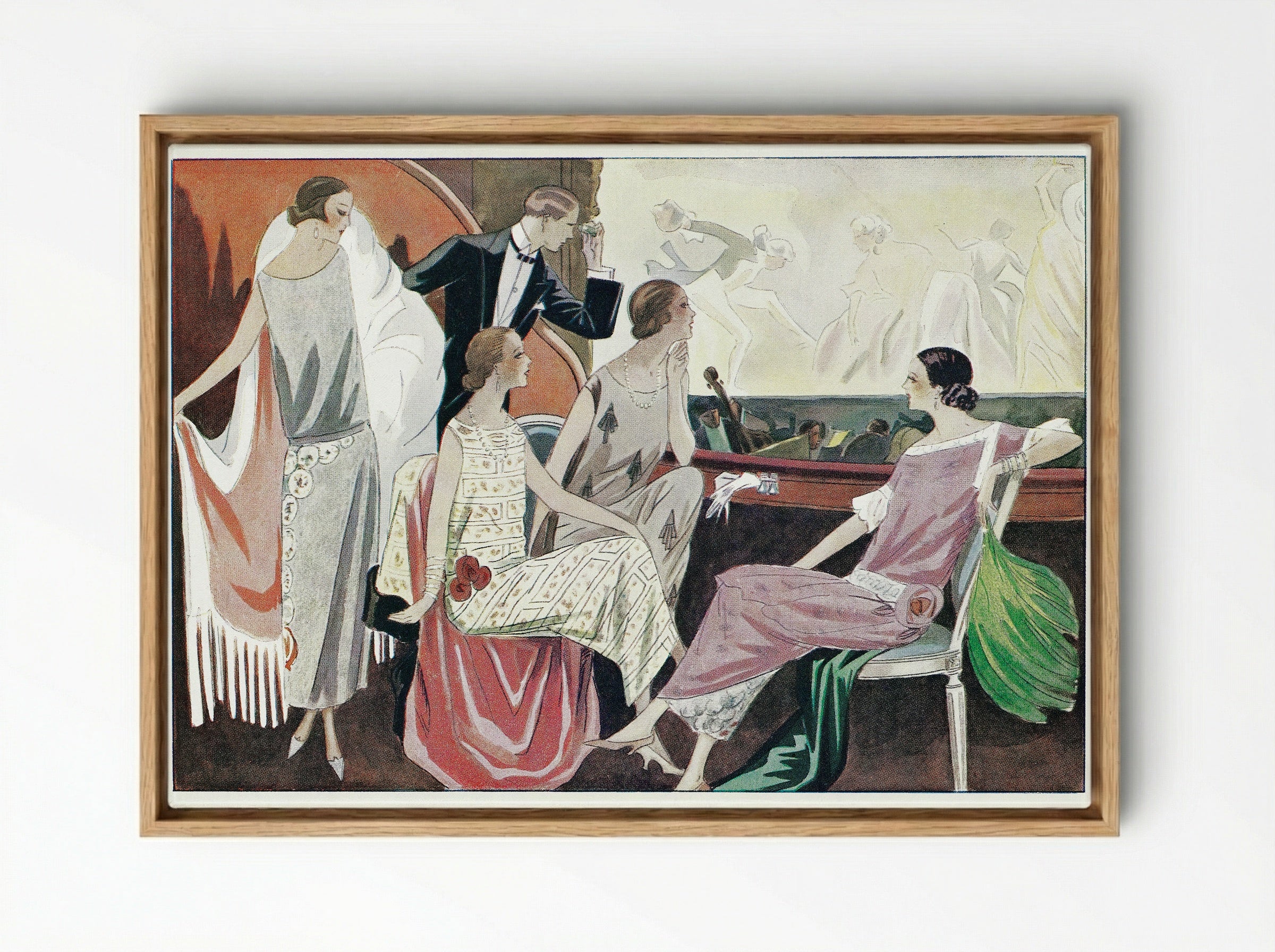Opera Comique - Edward Henry Molyneux - Framed Canvas Wood