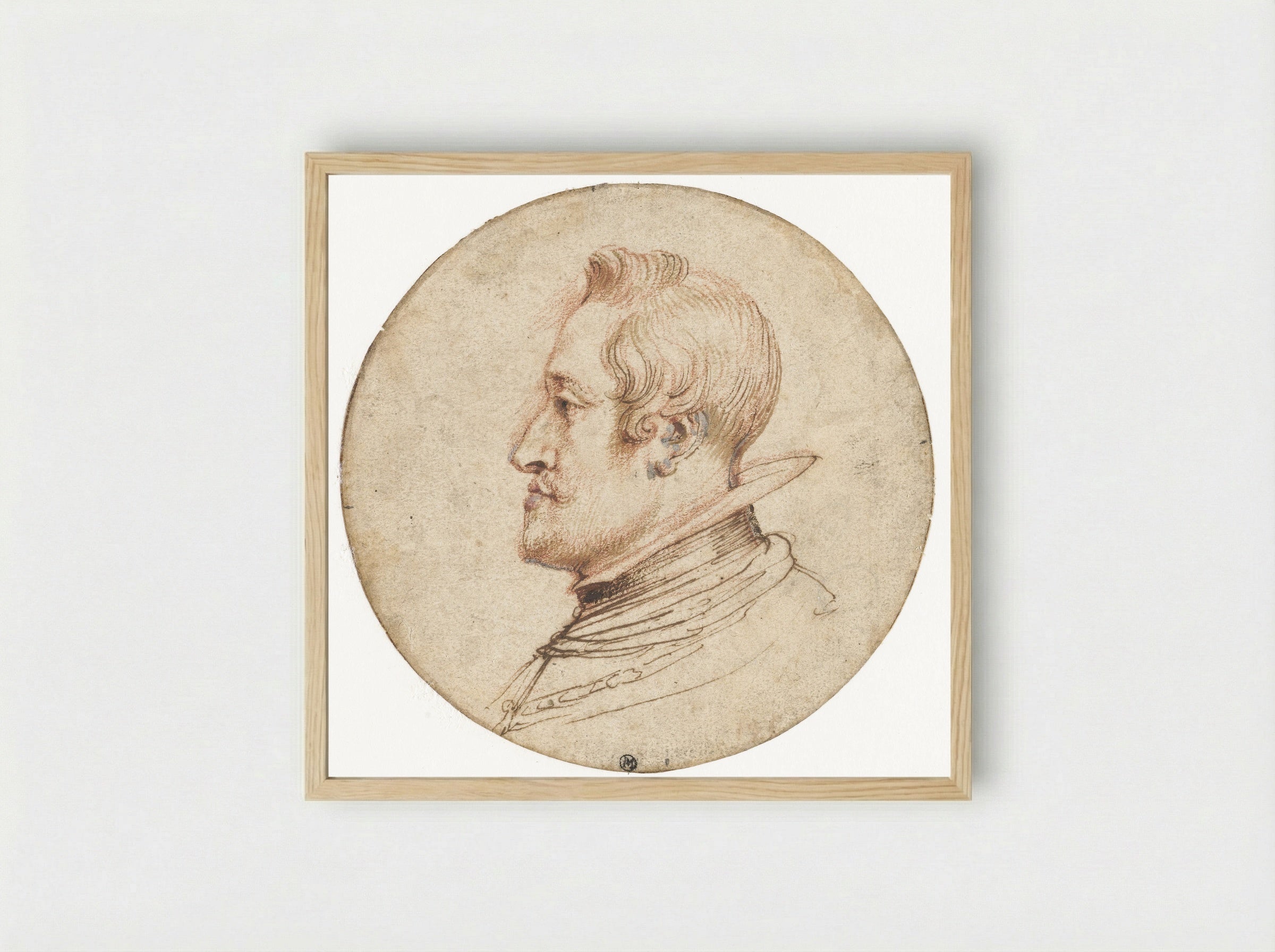 Portrait of Archduke Charles of Austria (Don Carlos) - Peter Paul Rubens - Framed Print Wood