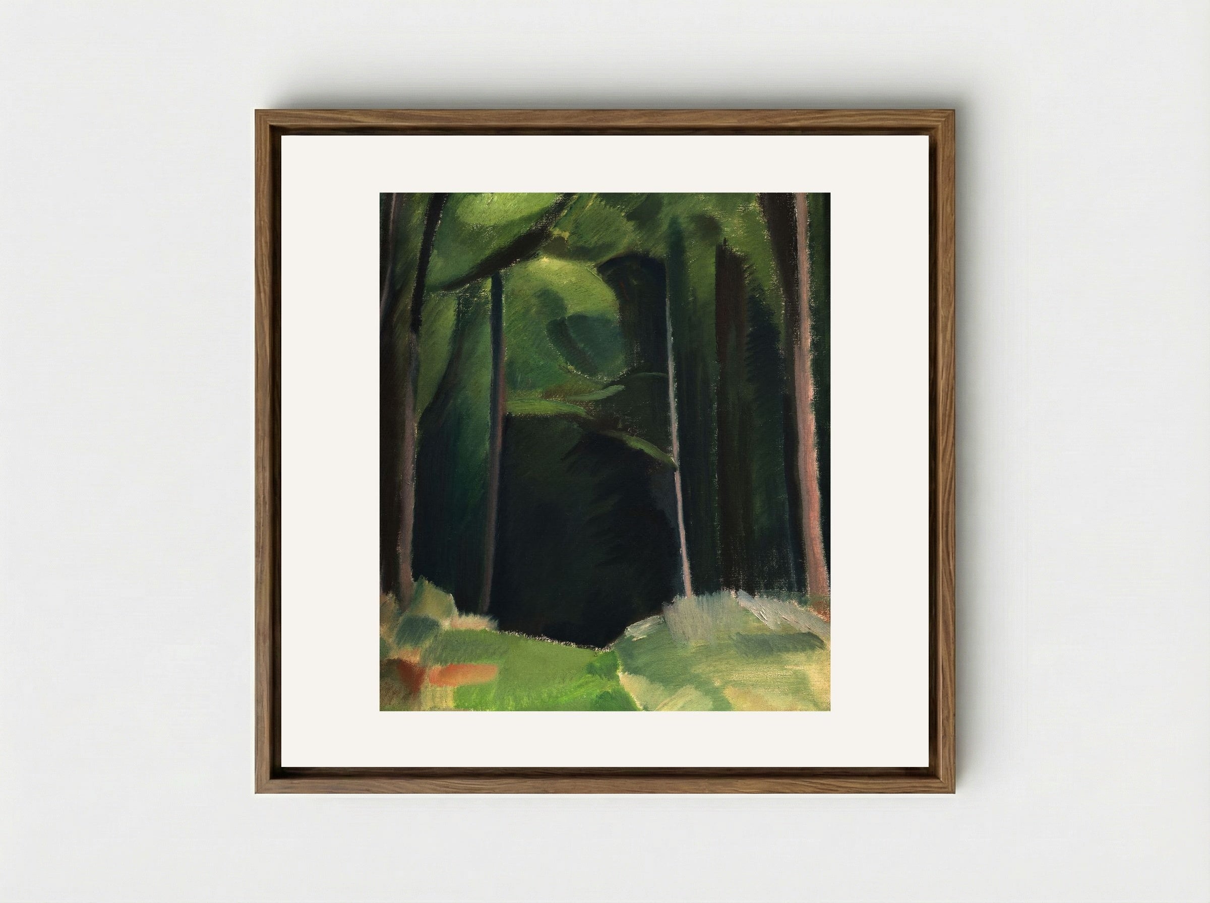 Inside the Wood - Harald Giersing - Framed Canvas Wood