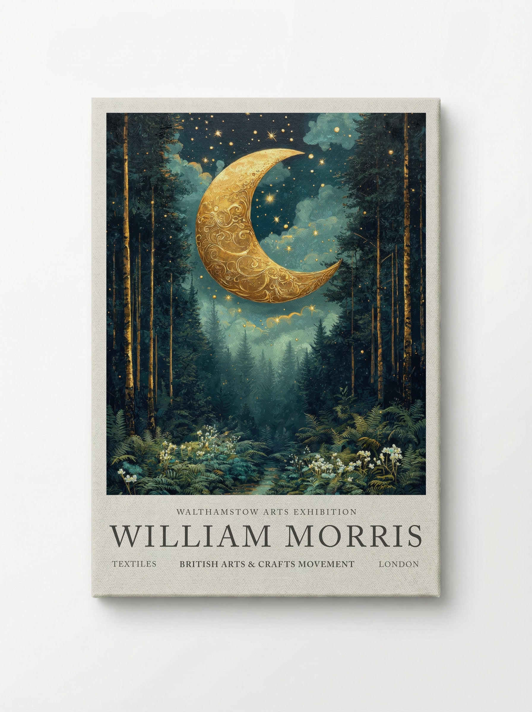 Crescent Canopy - William Morris - Canvas
