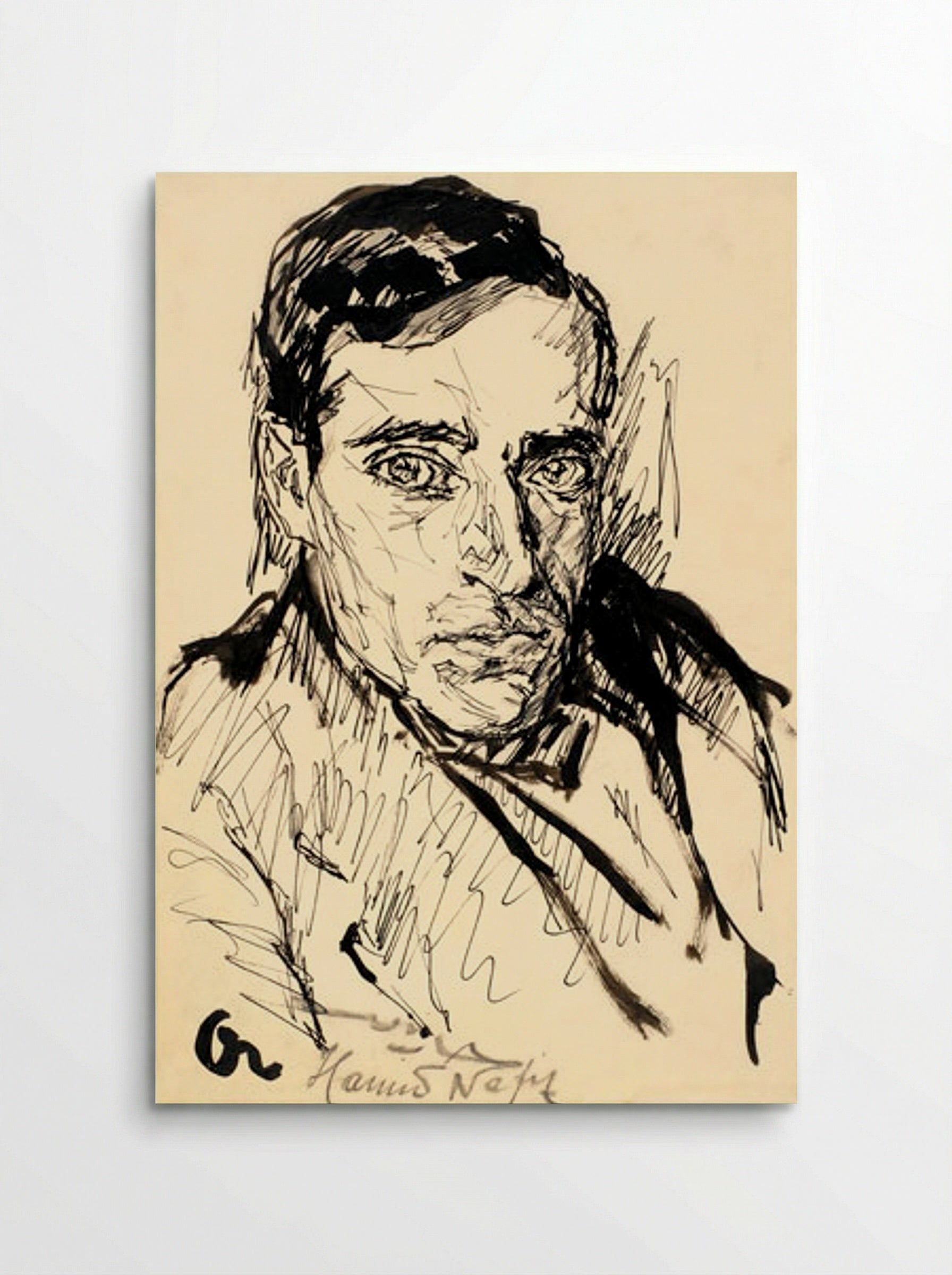 Portrait Study - Hamid Nafir - Poster
