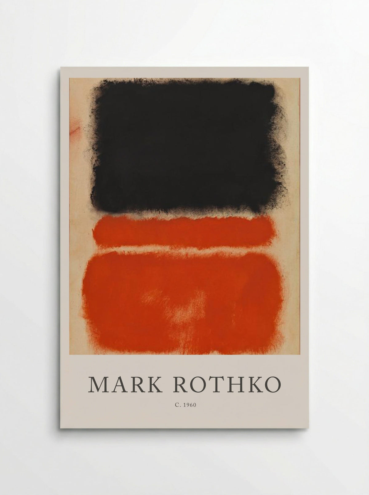Untitled (Black and Red Bands) - Mark Rothko - Poster