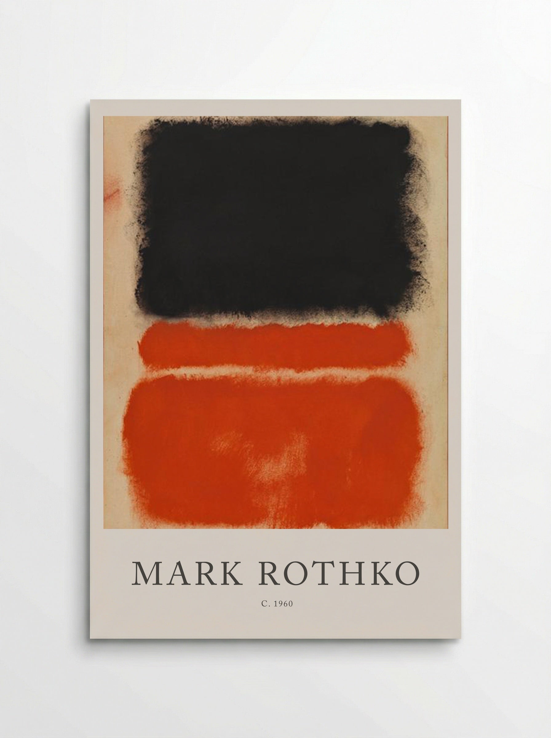 Untitled (Black and Red Bands) - Mark Rothko - Poster