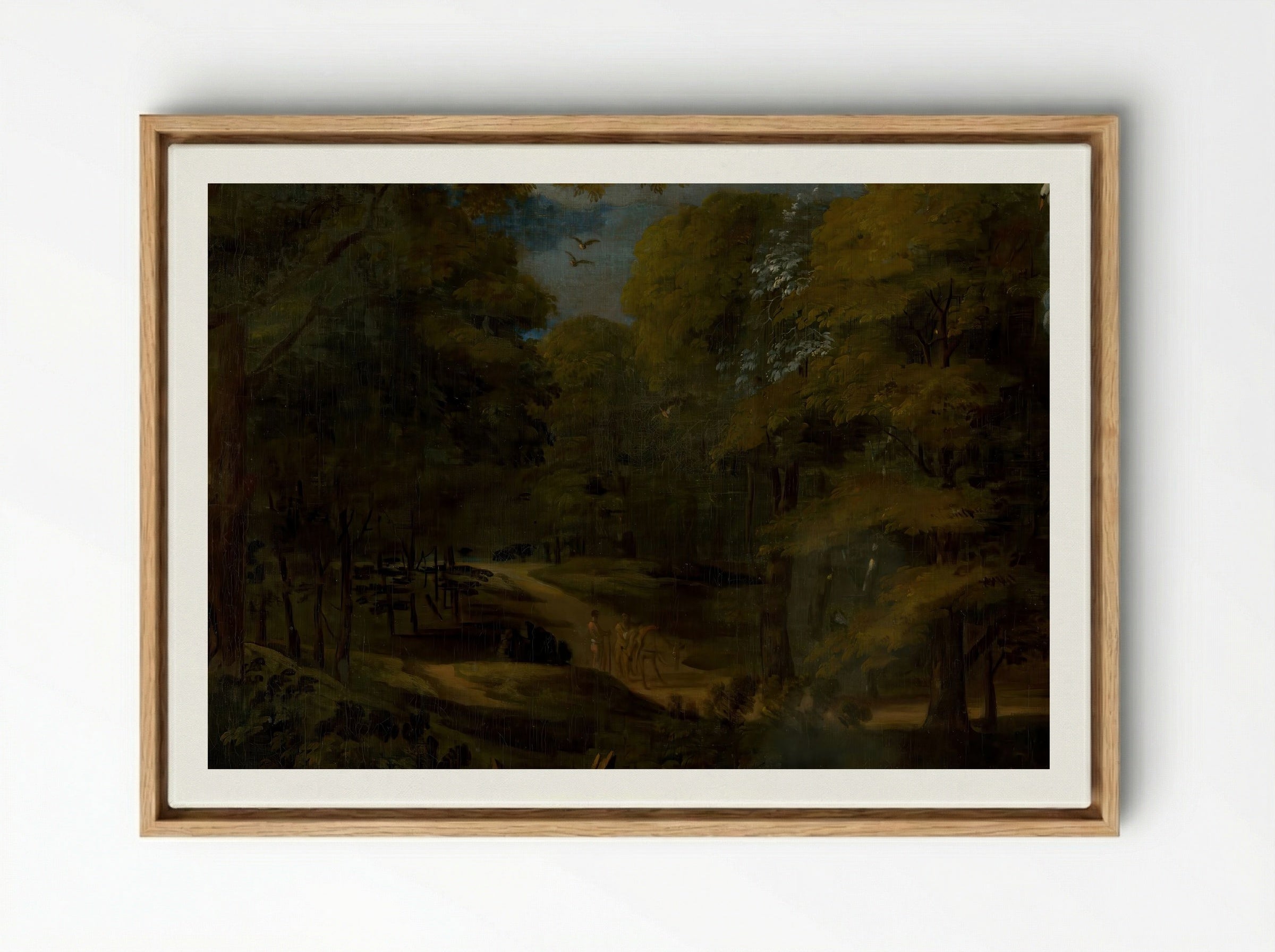Venus Lamenting over the Dead Adonis - Erasmus Quellinus II - Framed Canvas Wood