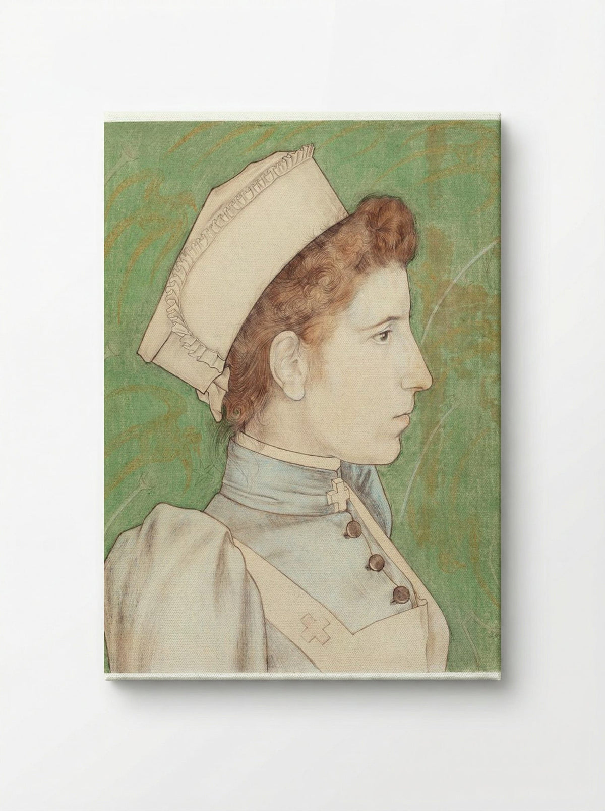 Portrait of Nurse Nelly - Jan Toorop - Canvas