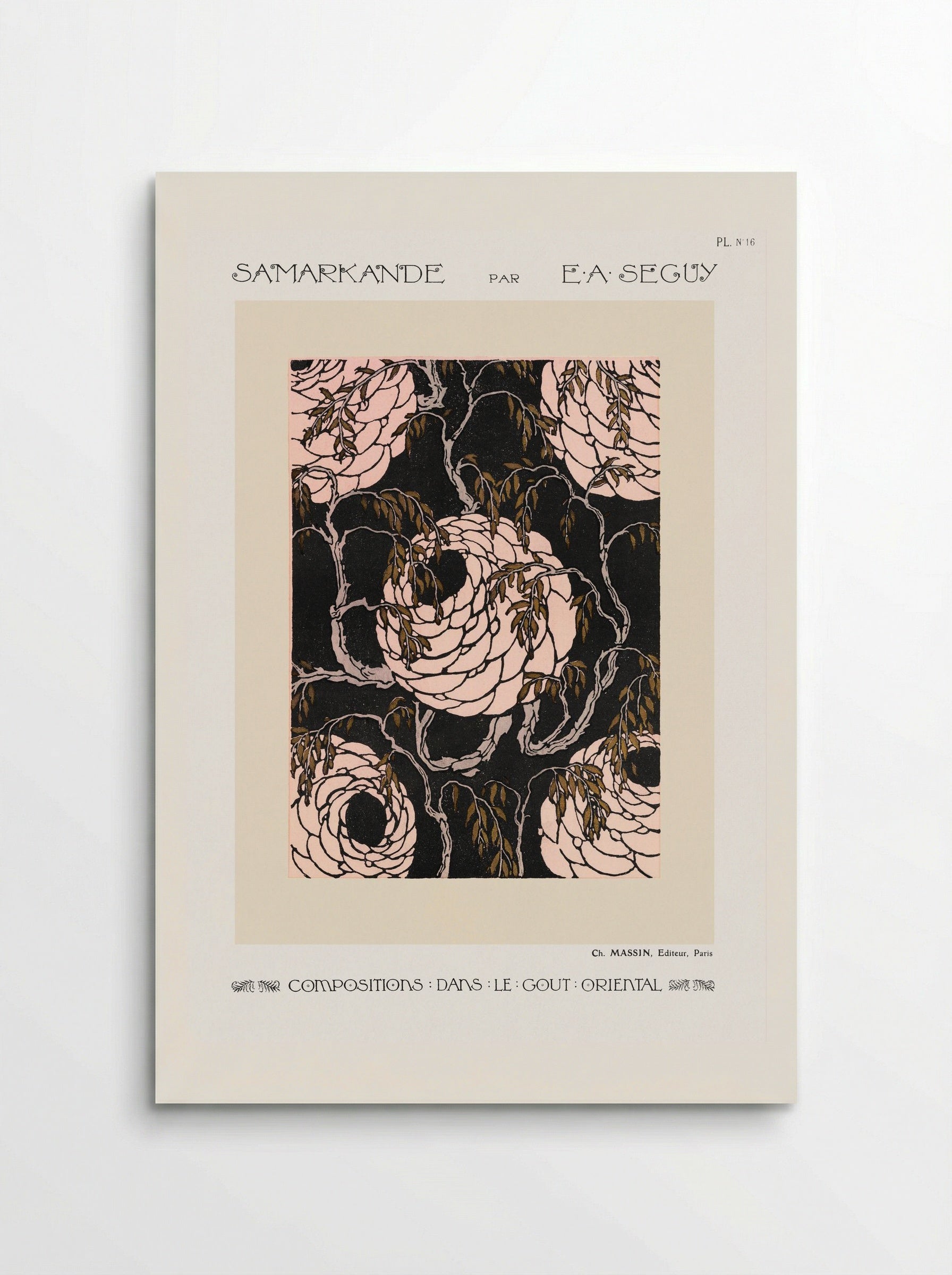 Samarkande (Plate 16, Compositions in the Oriental Style) - Émile-Allain Séguy - Poster