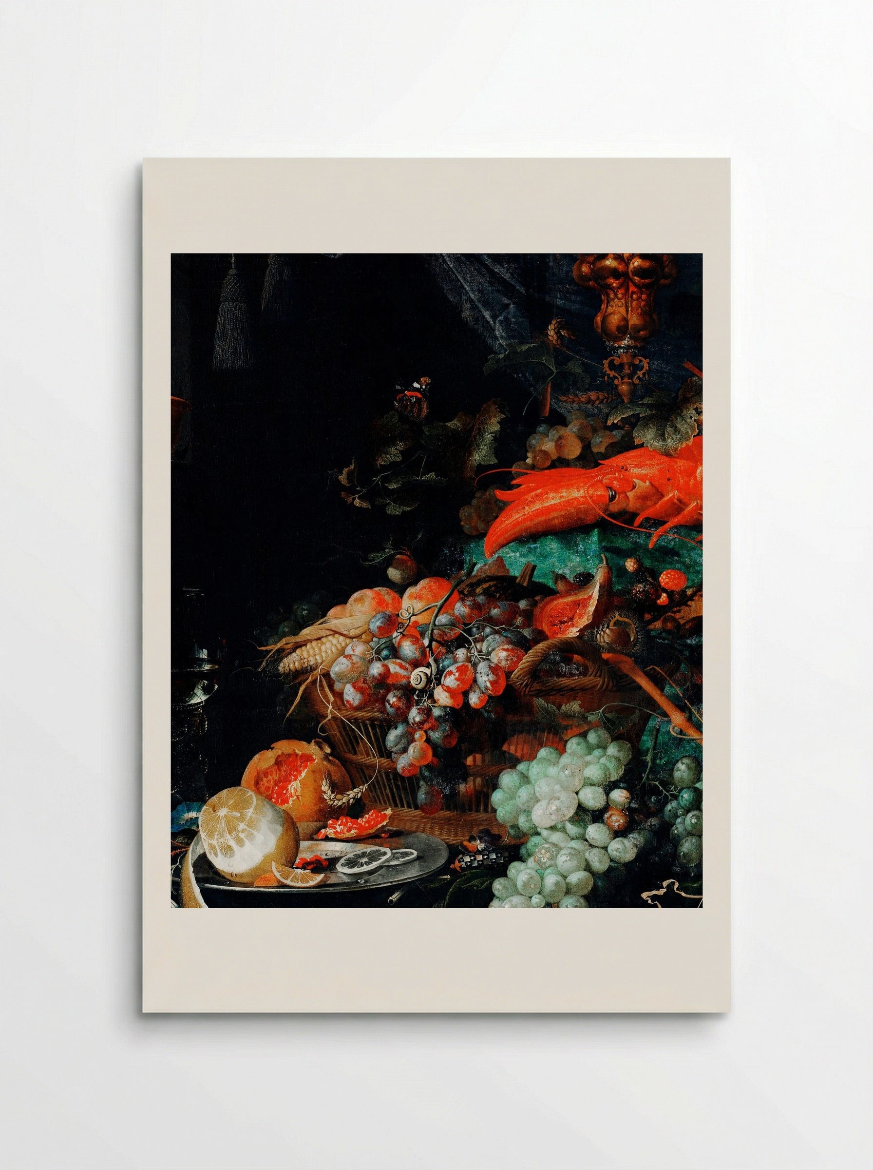 Fruits and Lobster - Abraham Mignon - Poster