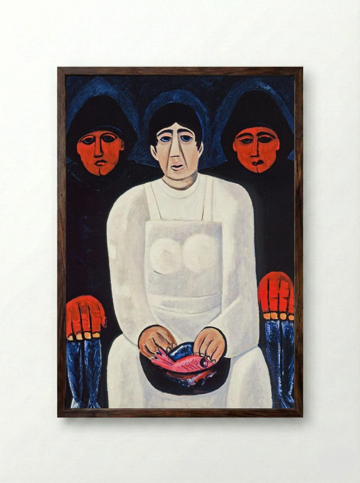 The Lost Felice - Marsden Hartley - Framed Print Dark Wood