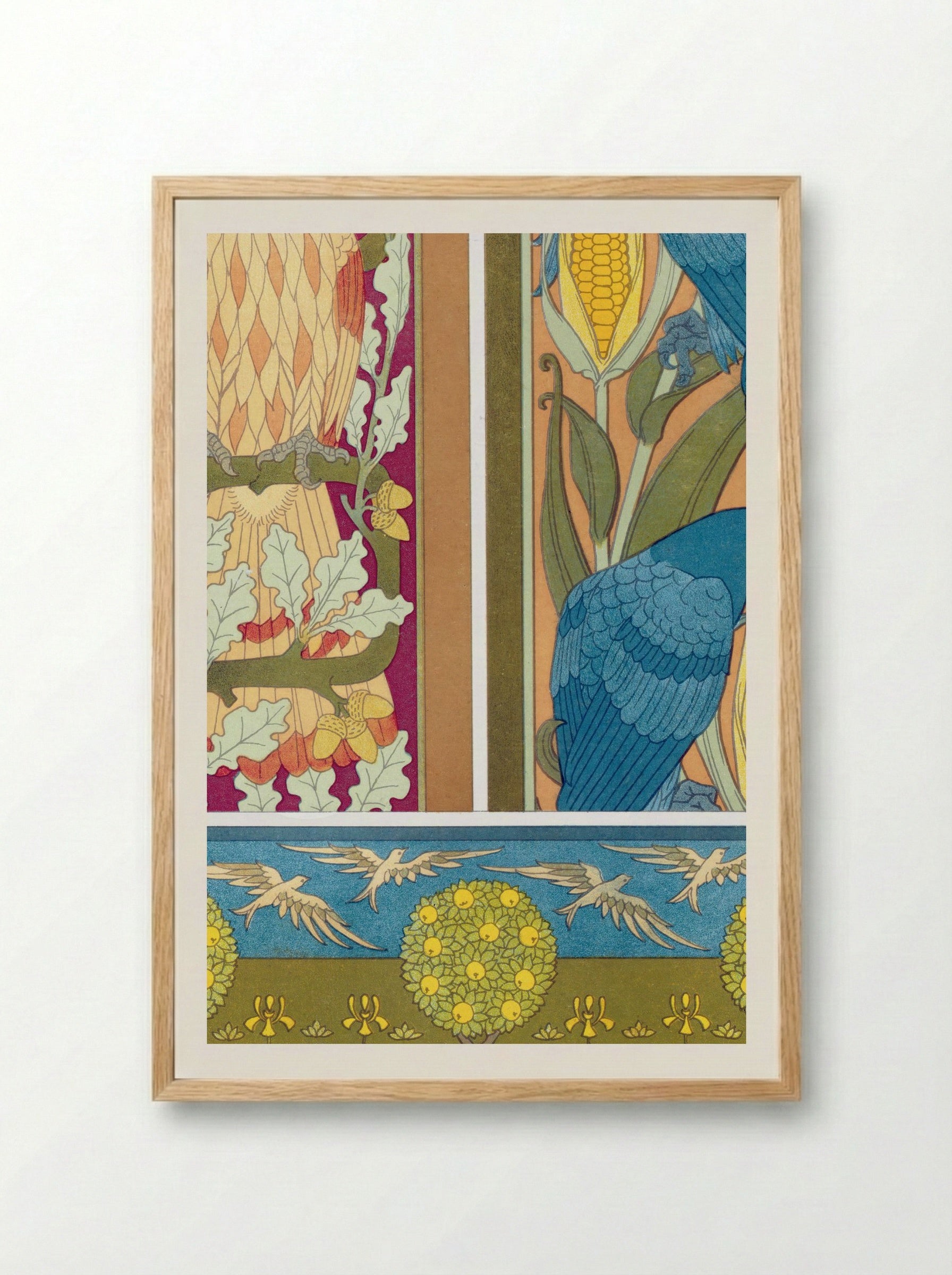 L'Animal dans la Décoration, Plate 8 - Maurice Pillard Verneuil - Framed Print Wood