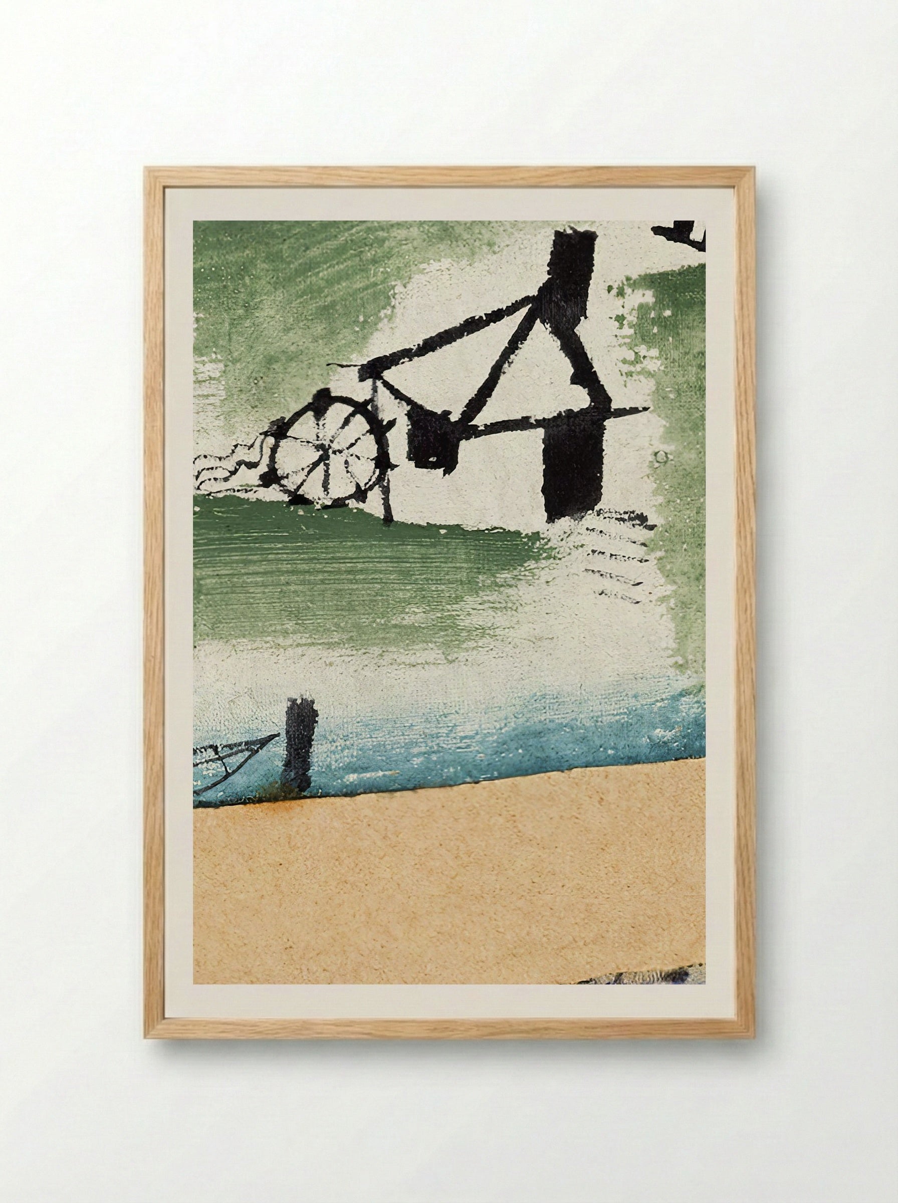 Tomcat's Turf - Paul Klee - Framed Print Wood