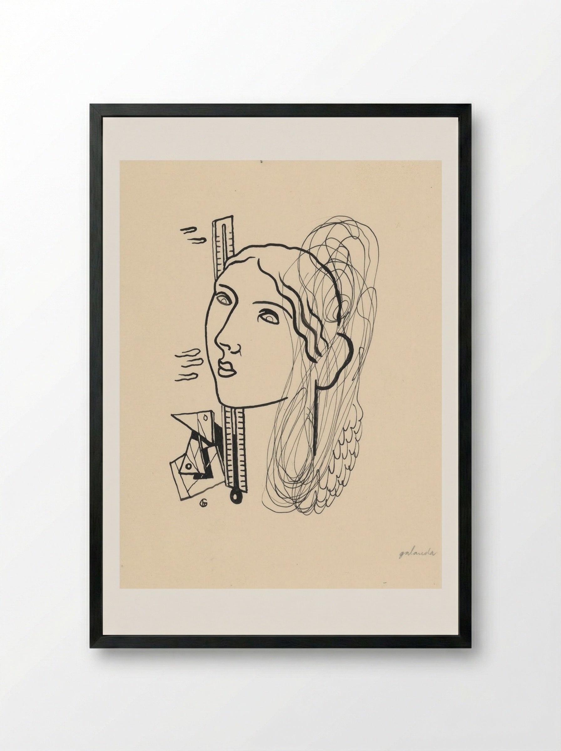 Thermometer - Mikuláš Galanda - Framed Print Black