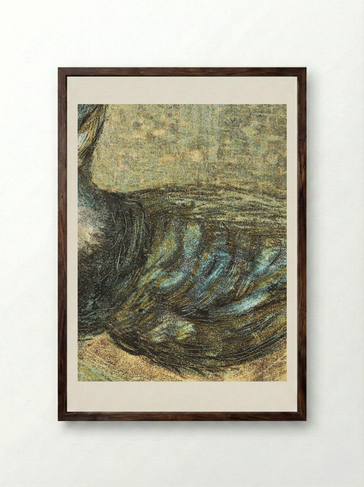 Kievit (Lapwing) - Theo van Hoytema - Framed Print Dark Wood