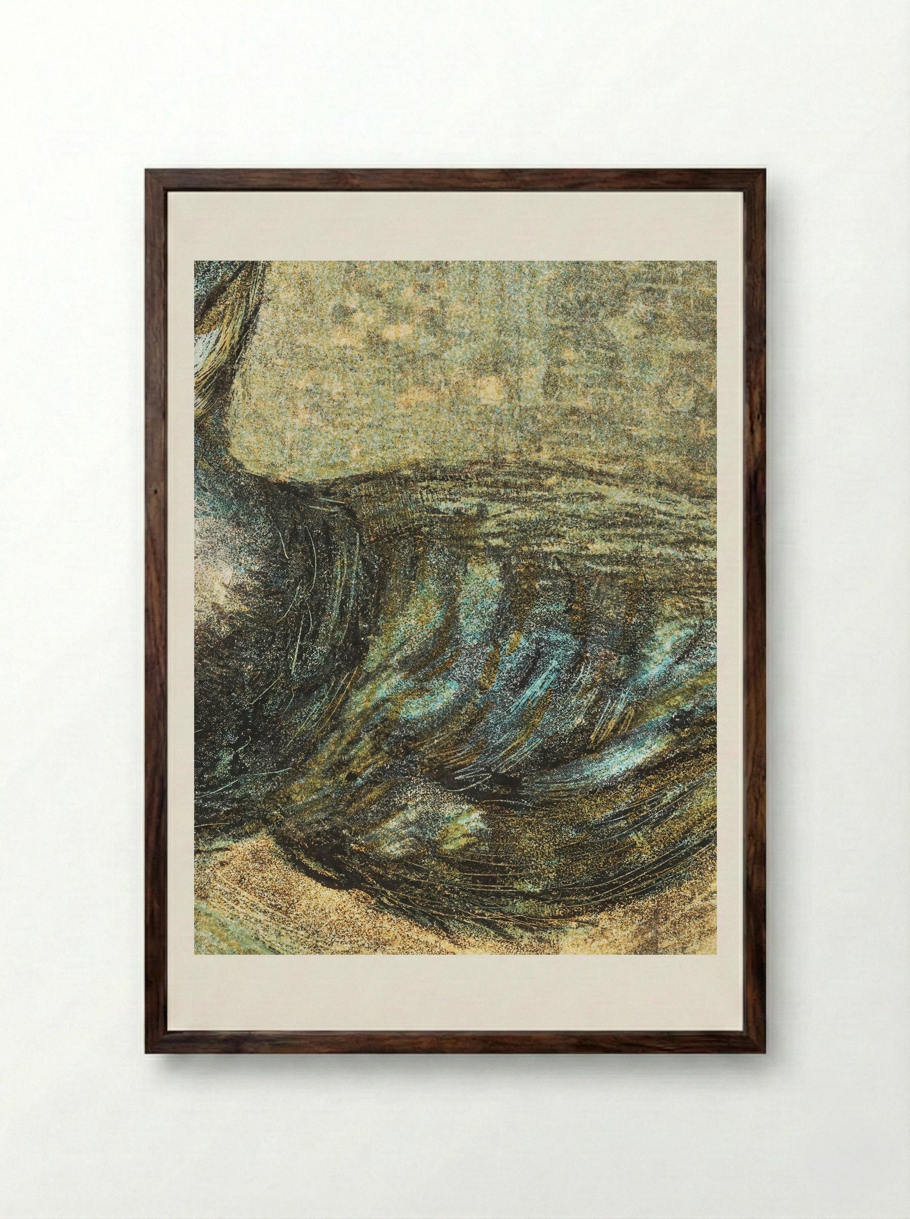 Kievit (Lapwing) - Theo van Hoytema - Framed Print Dark Wood