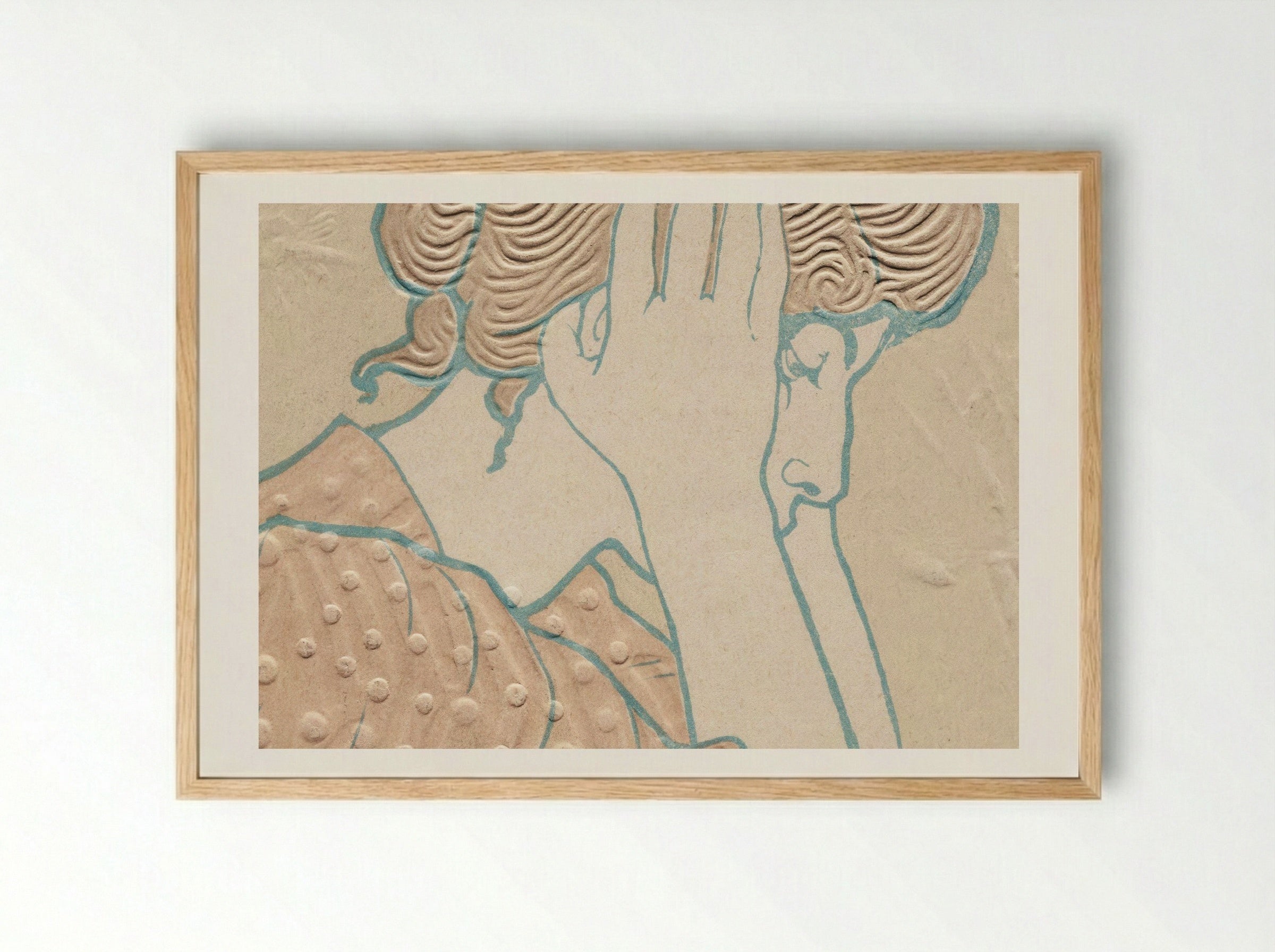 Young Woman Reading - Alexandre-Louis-Marie Charpentier - Framed Print Wood
