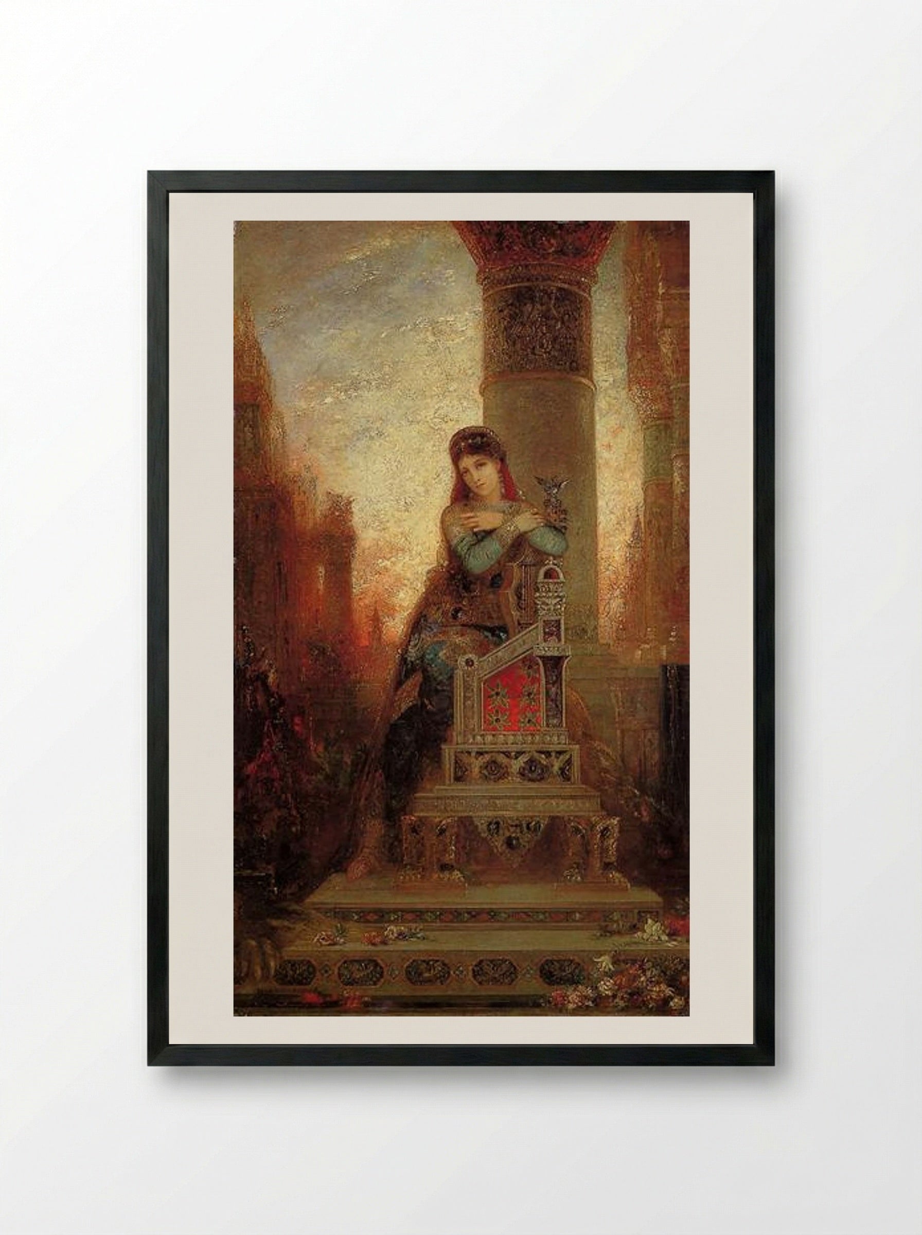 Desdemona - Gustave Moreau - Framed Print Black