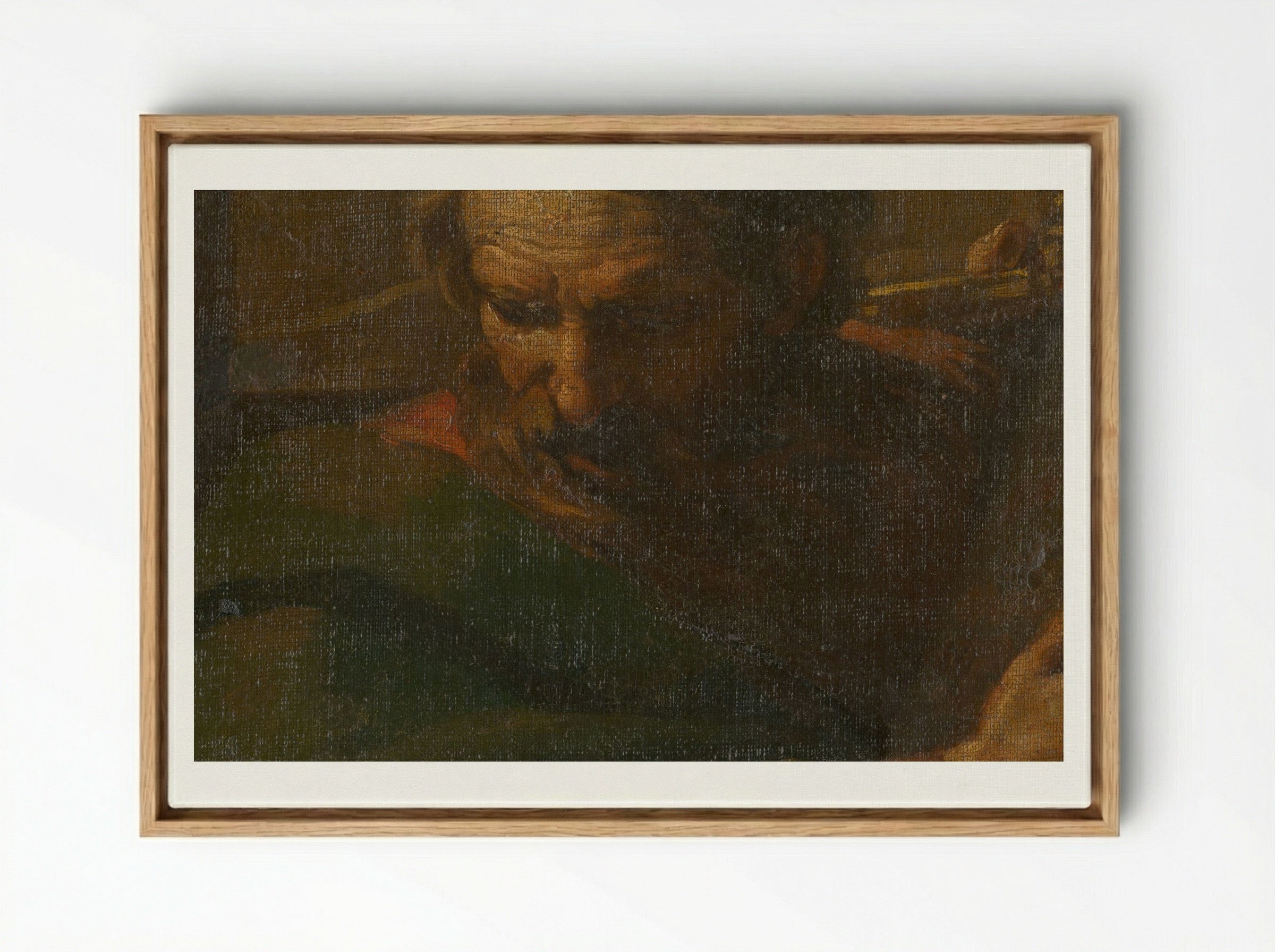 Saint Paul Reading - Rembrandt van Rijn - Framed Canvas Wood