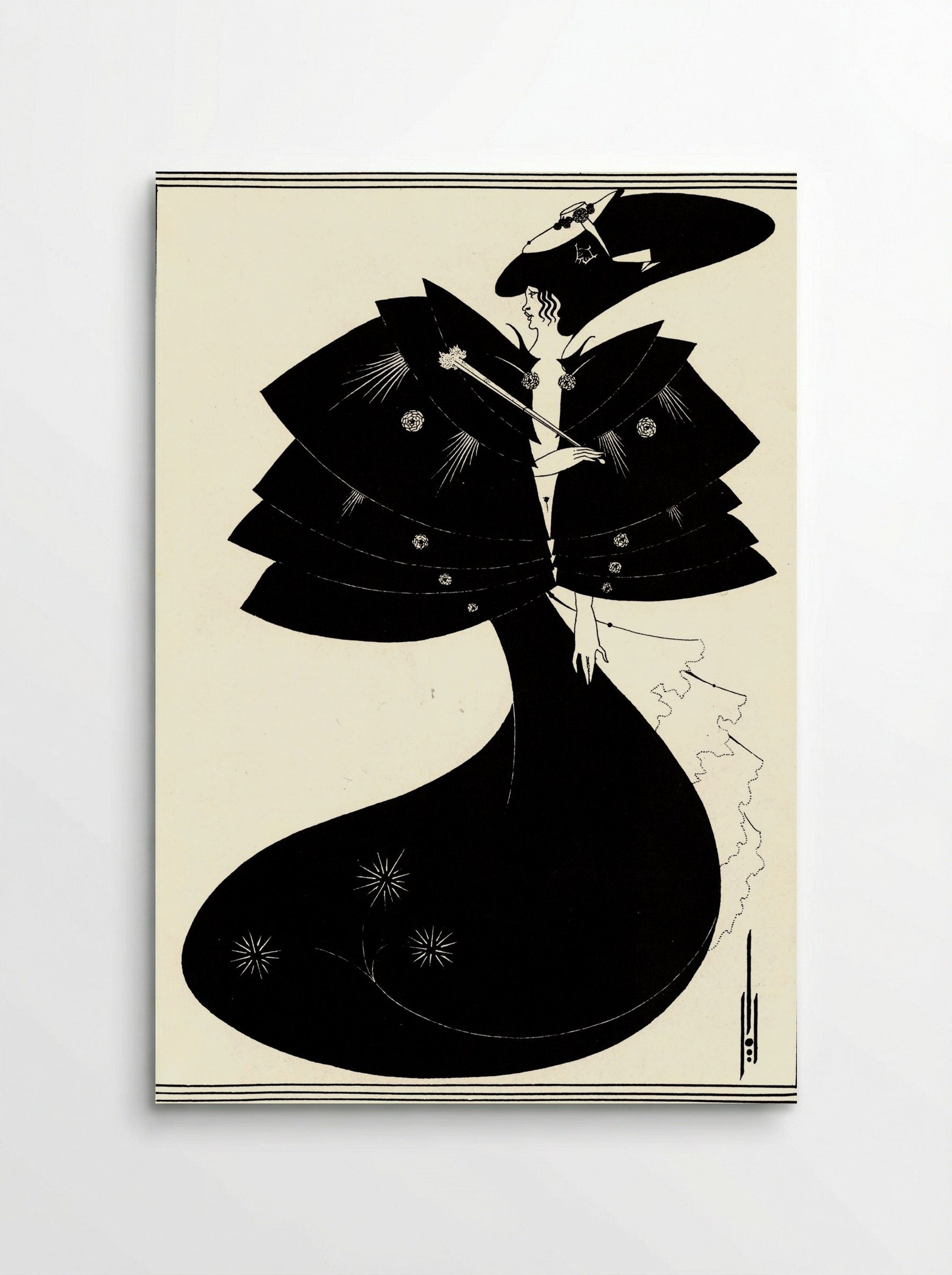 The Black Cape - Fine Art Print - Poster