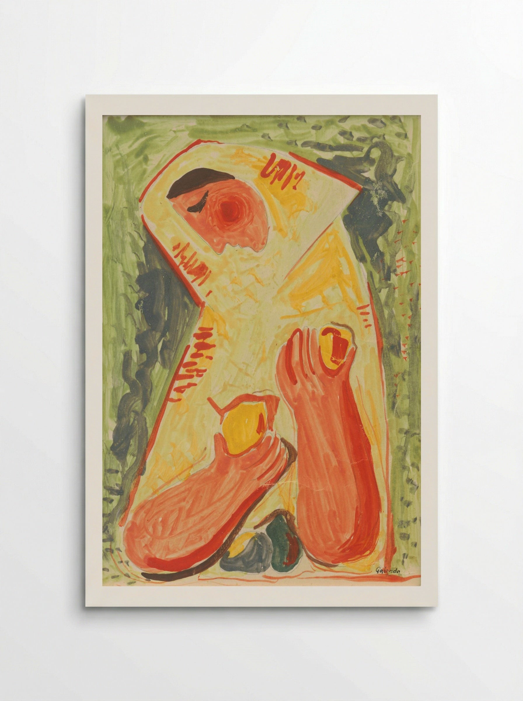 Woman with Fruit - Mikuláš Galanda - Poster
