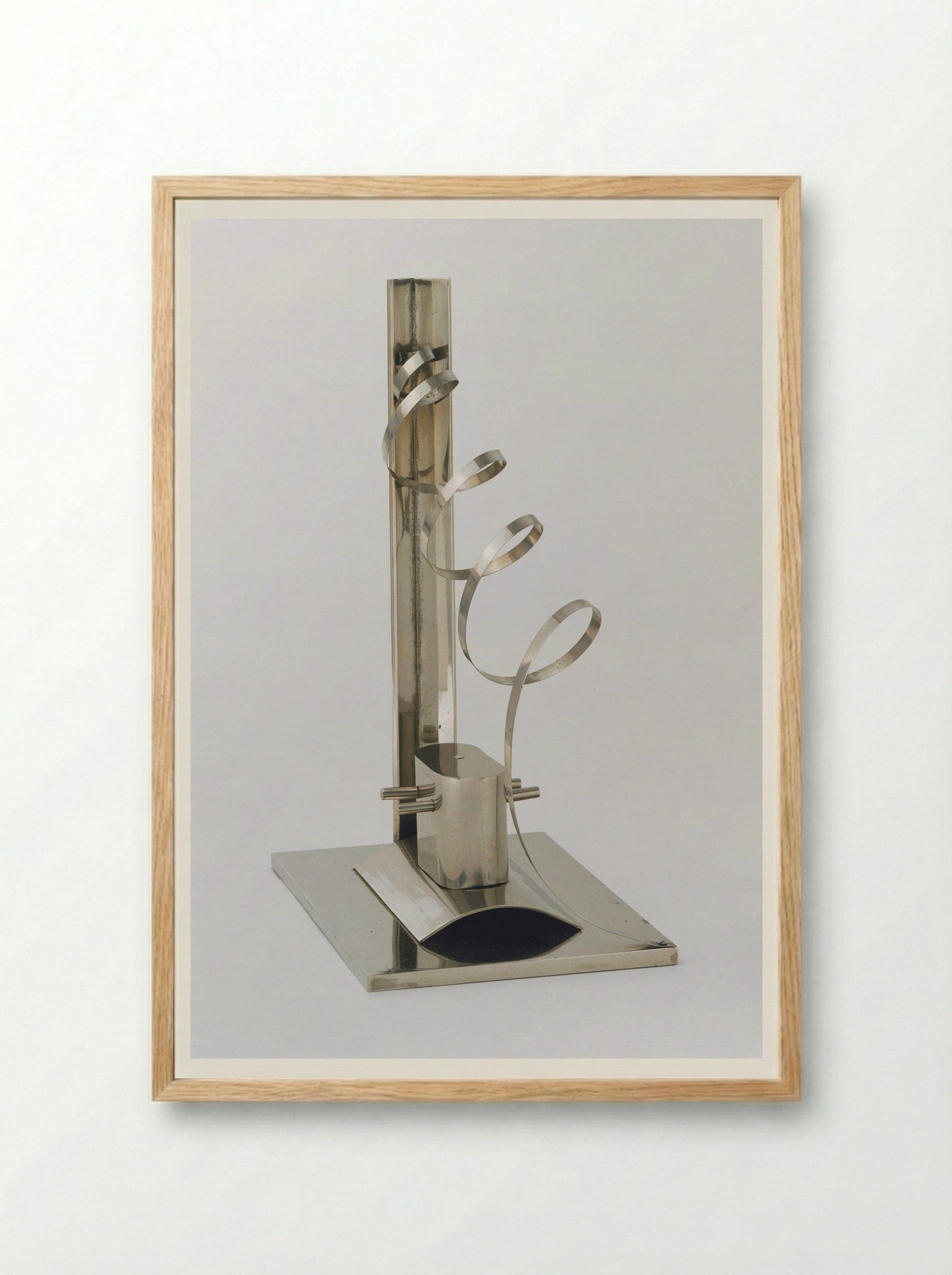 Nickel Construction - László Moholy-Nagy - Framed Print Wood