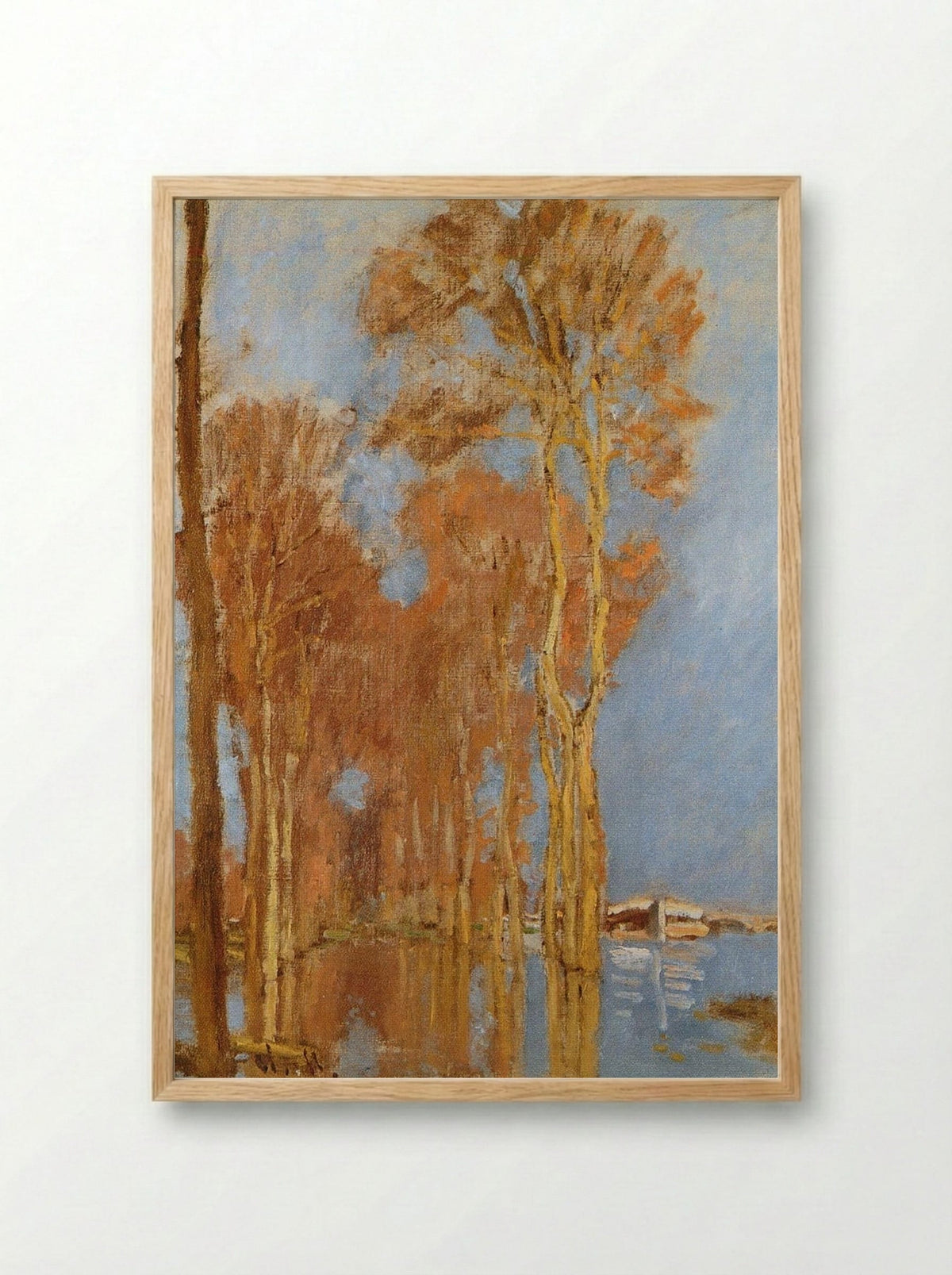 The Flood - Armand Guillaumin - Framed Print Wood
