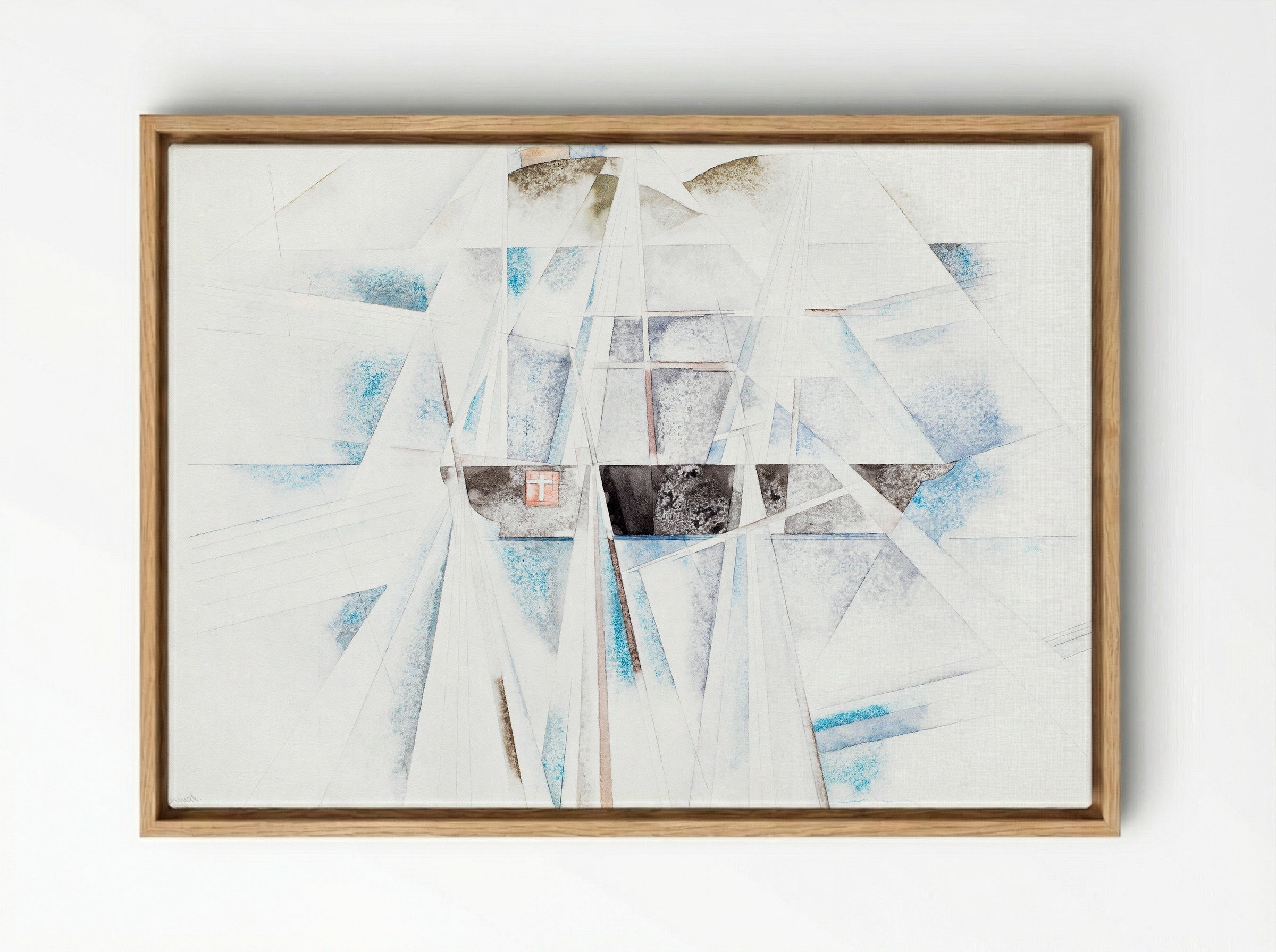 Bermuda No. 2, The Schooner - Charles Demuth - Framed Canvas Wood