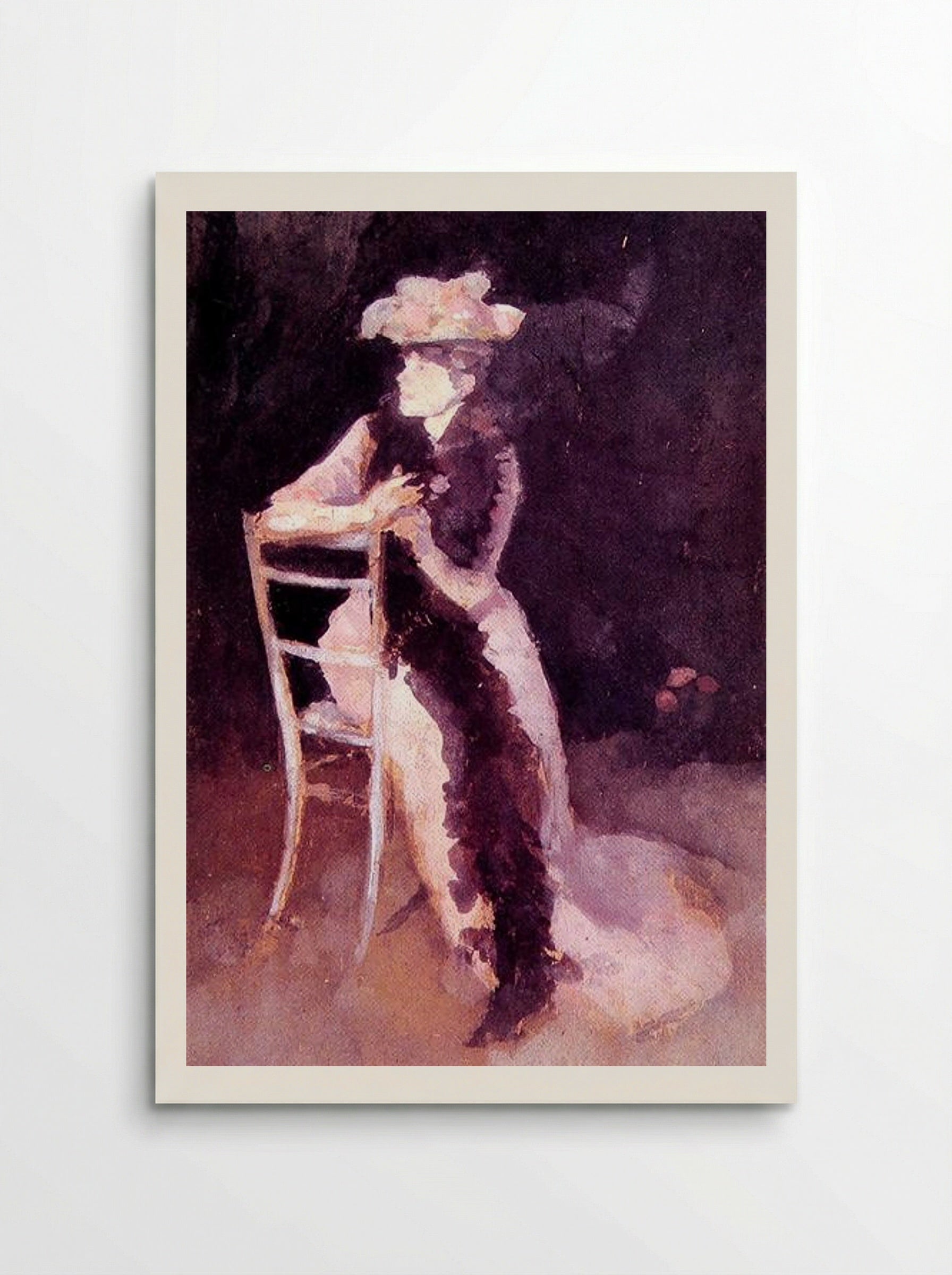 Rose and Silver: Portrait of Mrs Whibley - James McNeill Whistler - Poster