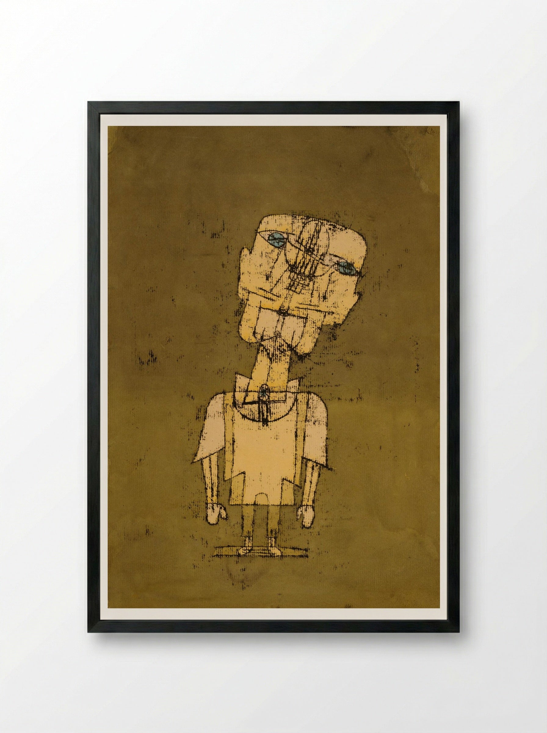 Ghost of a Genius - Paul Klee - Framed Print Black