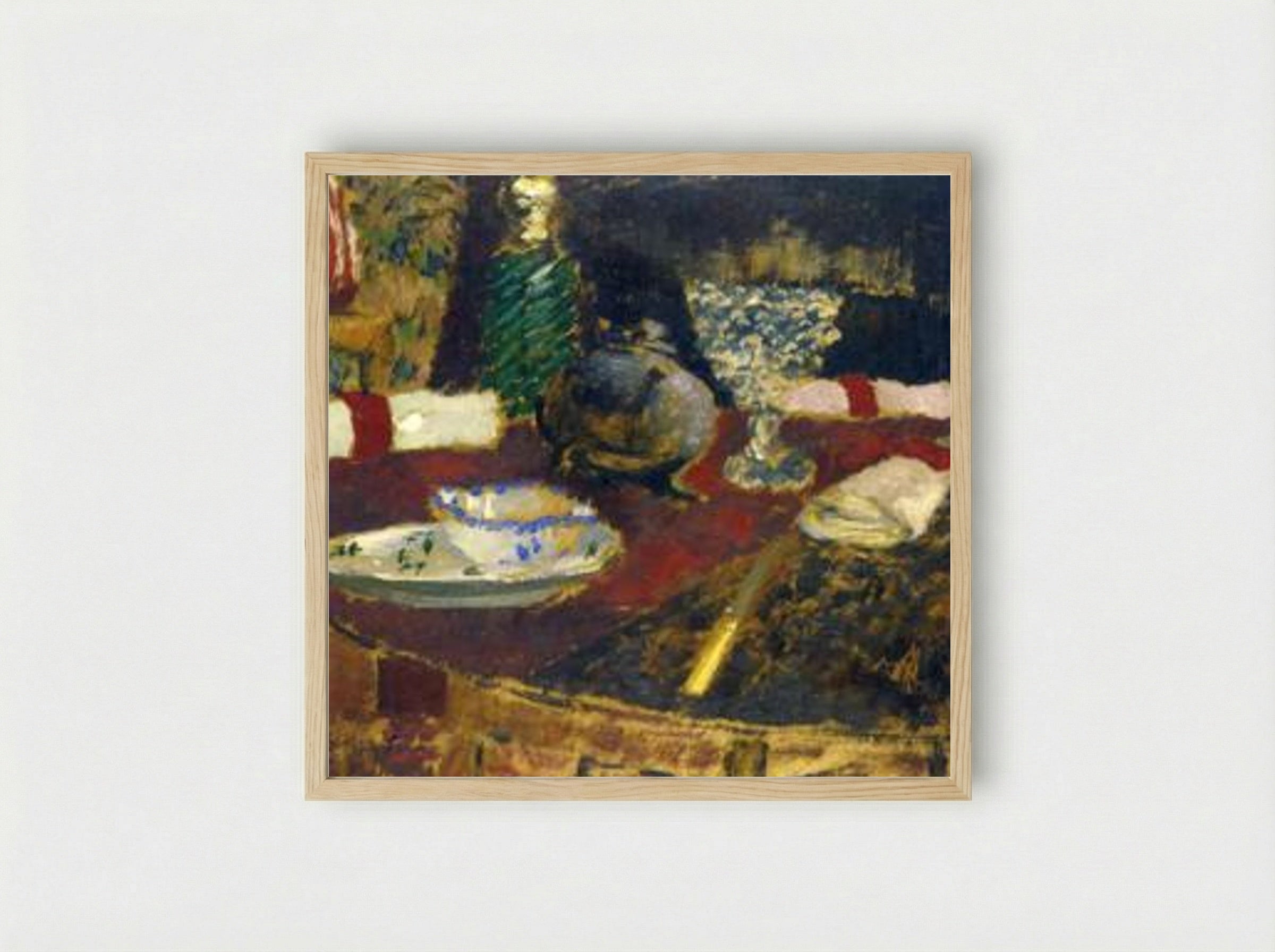 The Sauceboat - Édouard Vuillard - Framed Print Wood