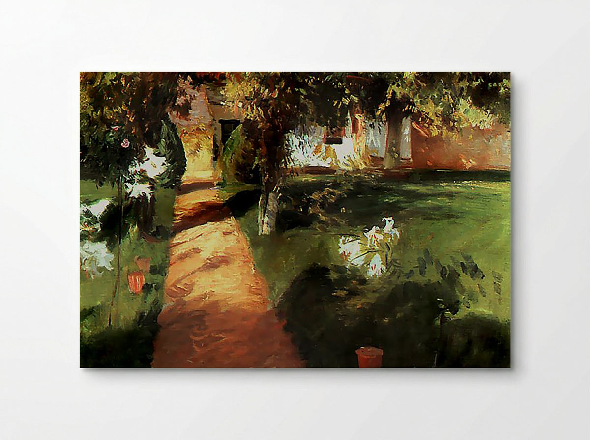 Untitled (Garden Path with Flowers) - Fine Art Print - Poster
