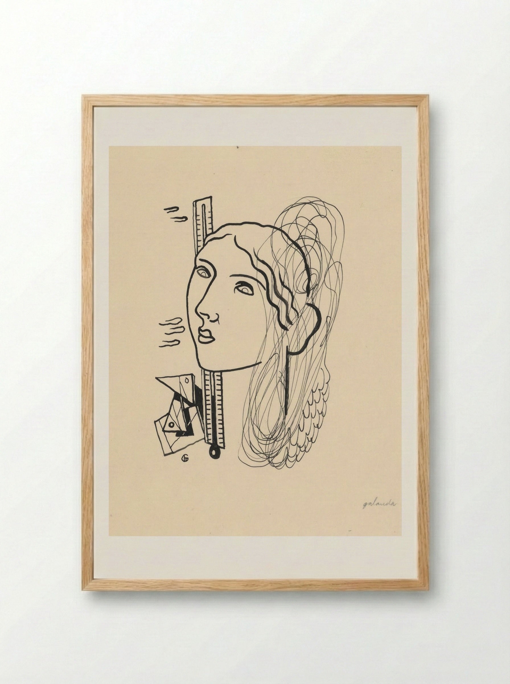 Thermometer - Mikuláš Galanda - Framed Print Wood