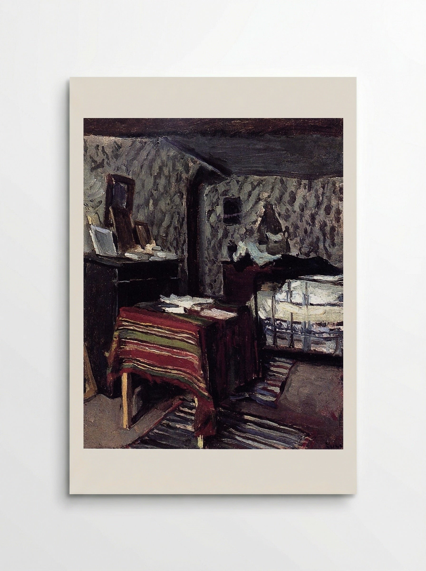 The Artist's Room, Rue Lavin - Maximilien Luce - Poster