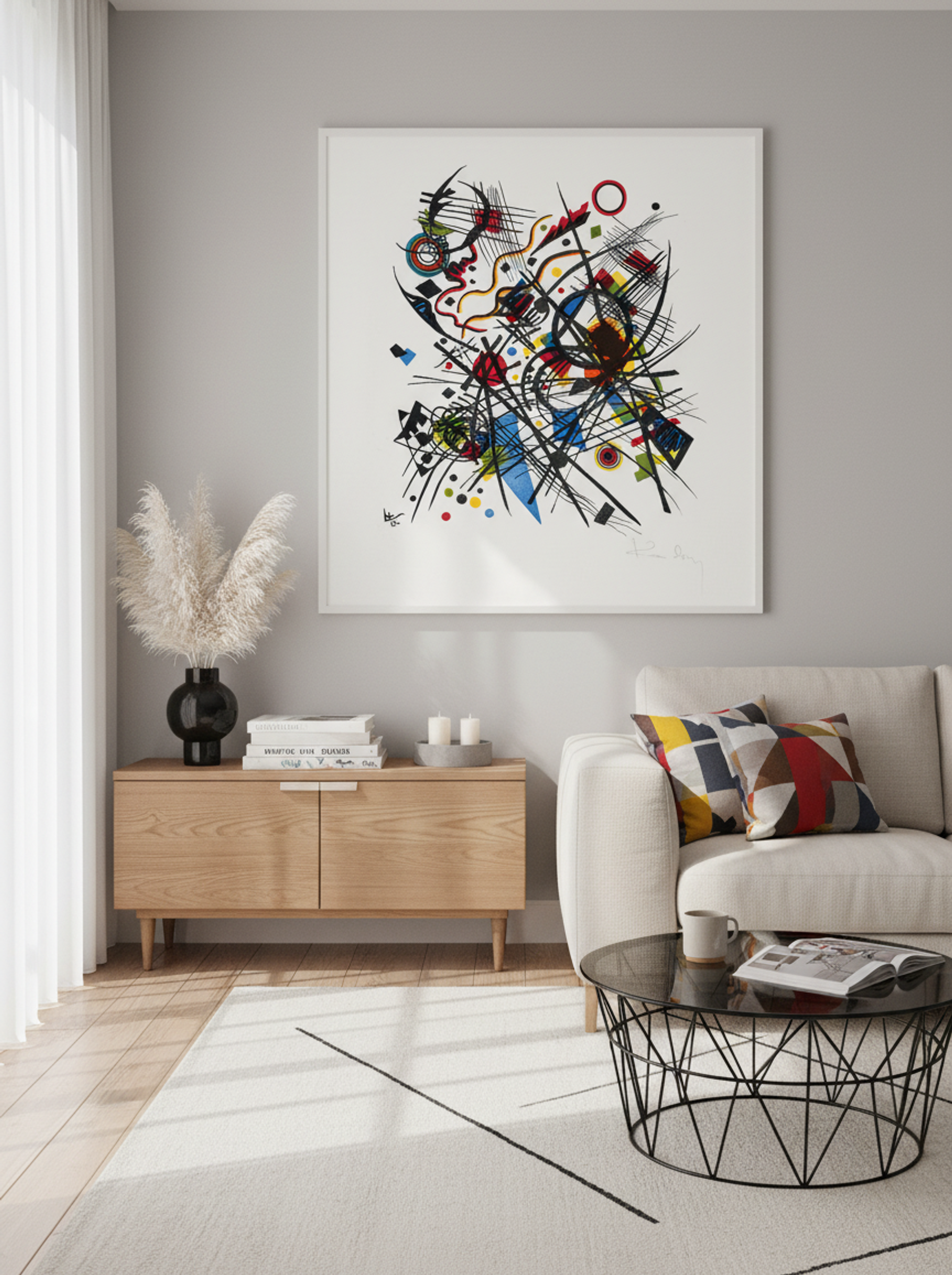 Lithographie fur die Vierte Bauhausmappe - Wassily Kandinsky - Lifestyle