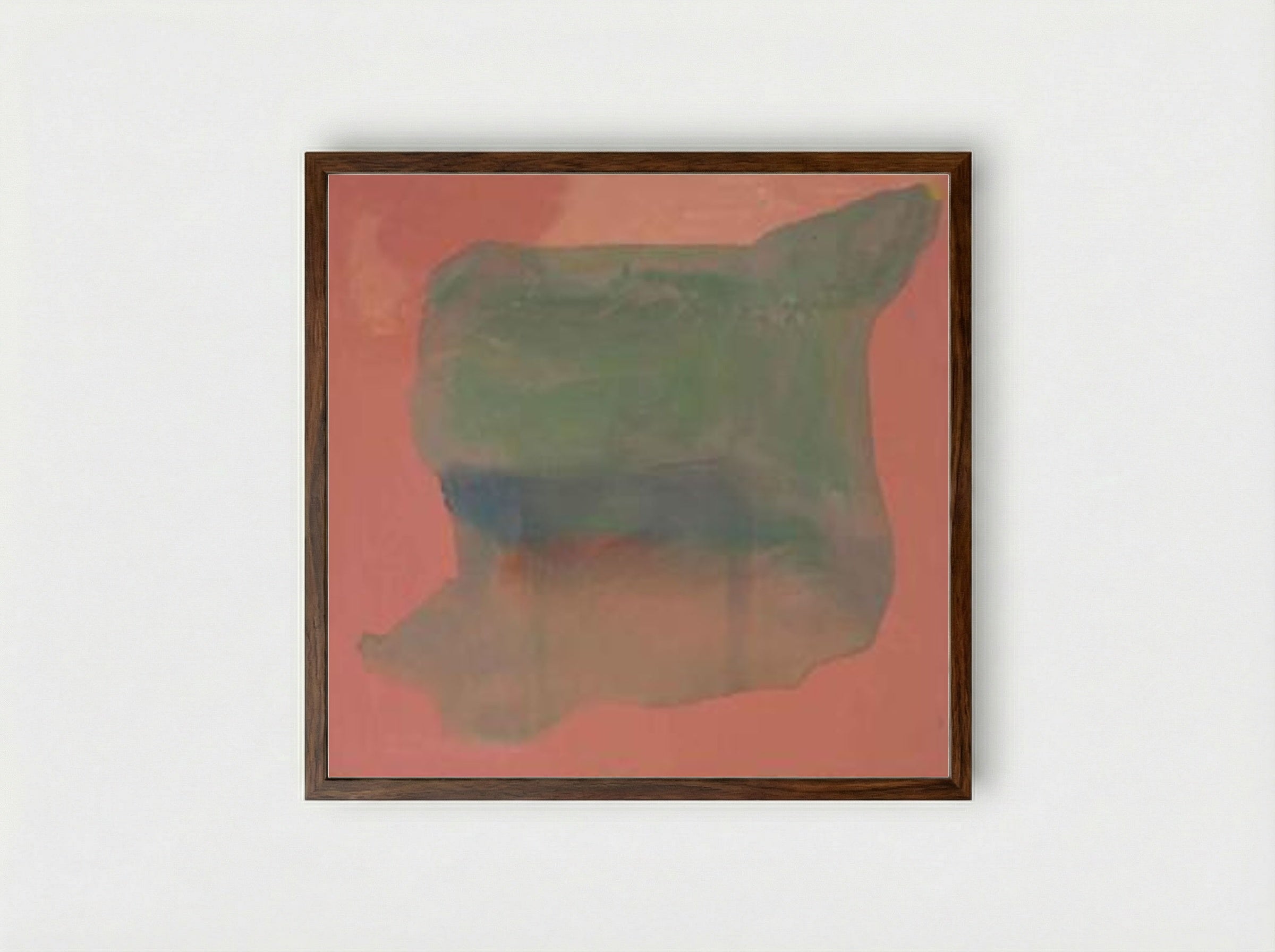 Yearning - Helen Frankenthaler - Framed Print Dark Wood
