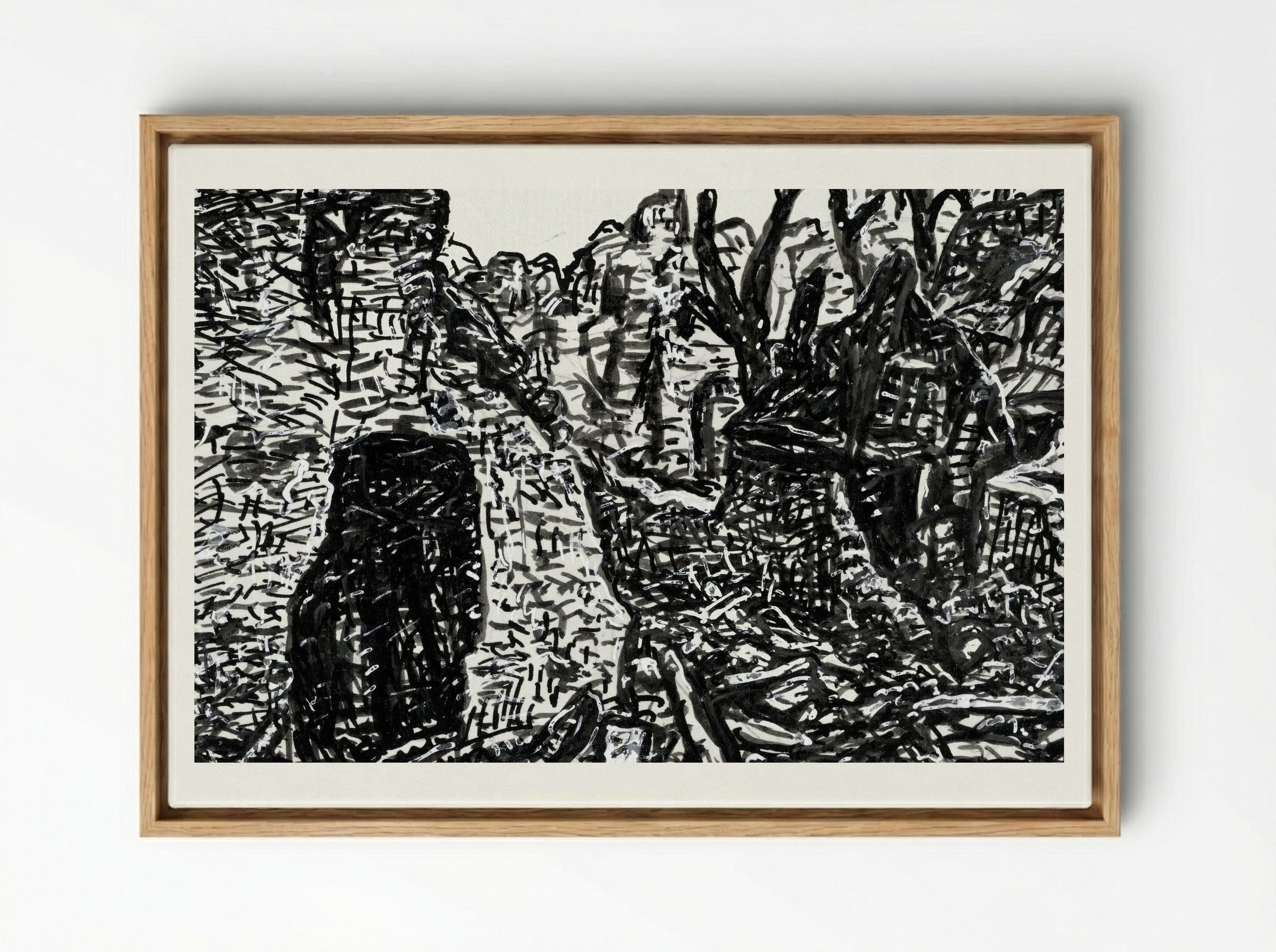 Devastation of the Second World War - Leo Gestel - Framed Canvas Wood