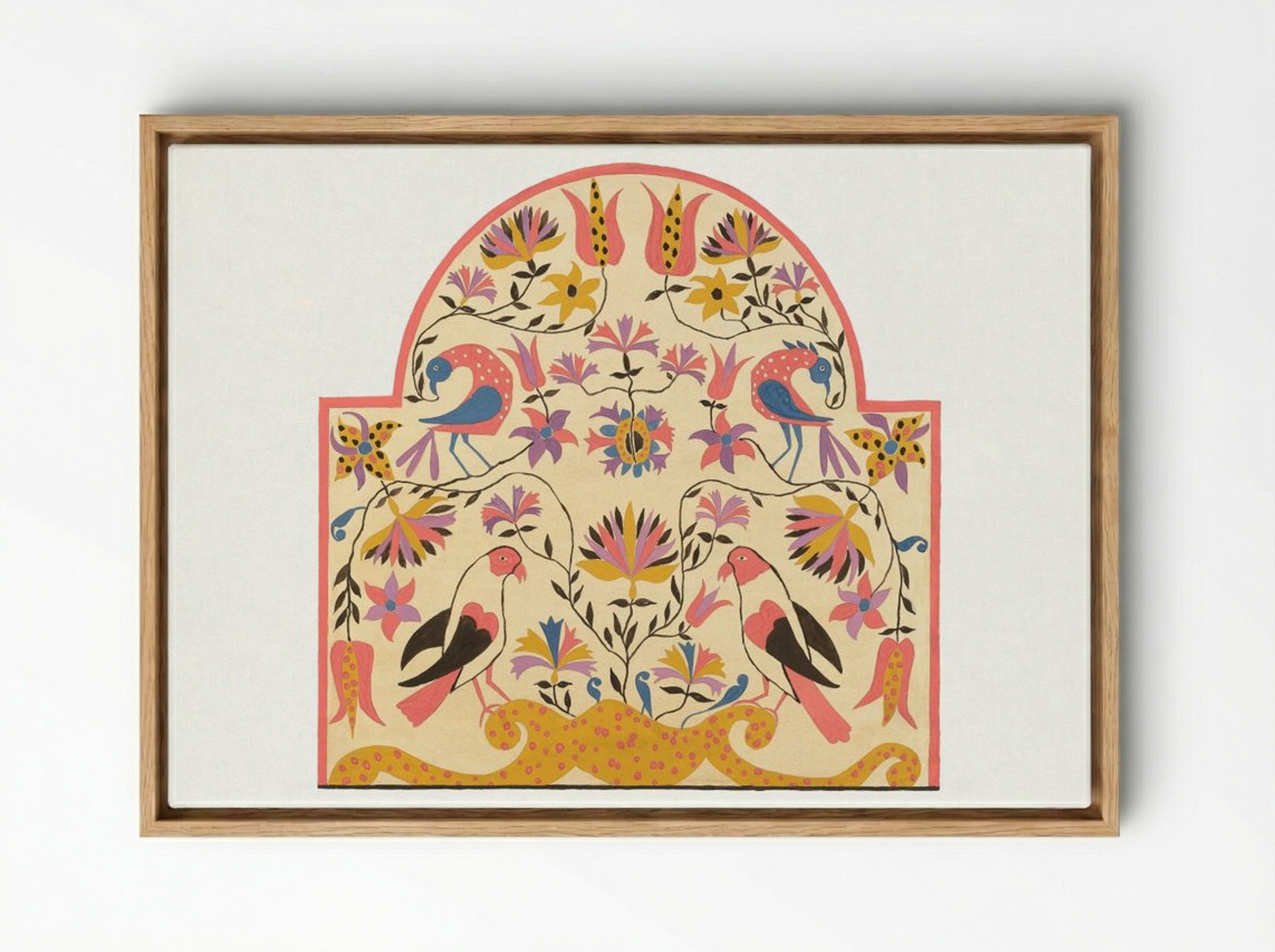 Study for Proposed Portfolio: Decorated Chests of Rural Pennsylvania - Fine Art Print - Framed Canvas Wood