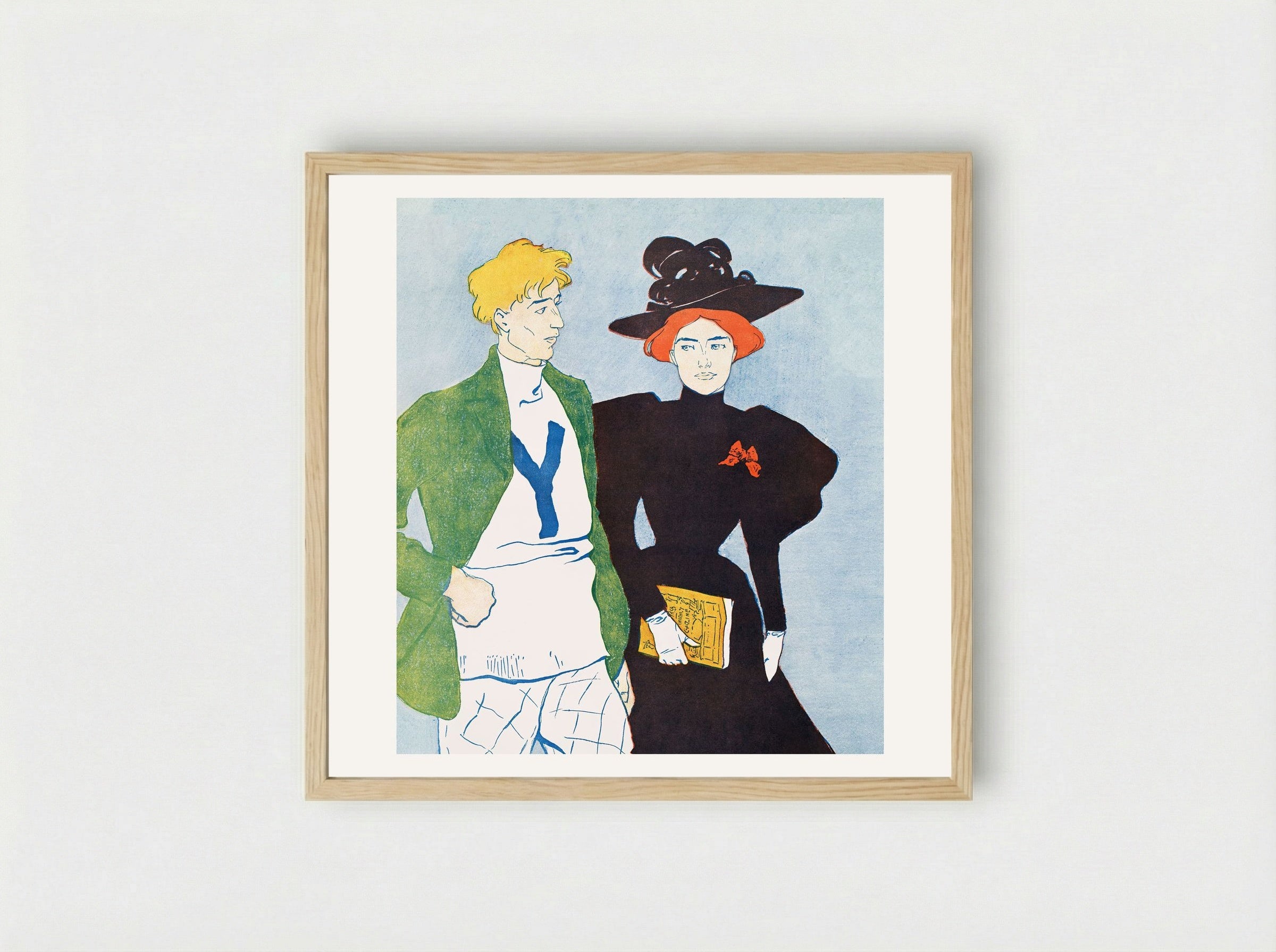 Harper's November - Edward Penfield - Framed Print Wood