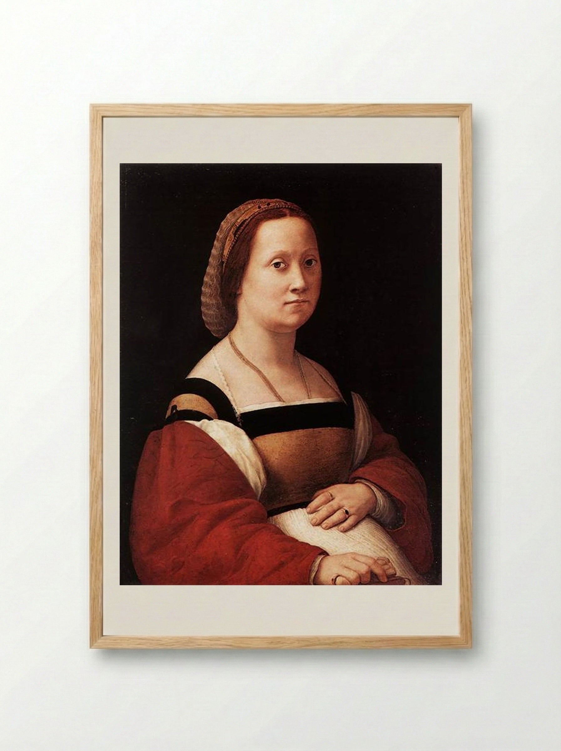 The Pregnant Woman (La Donna Gravida) - Raphael - Framed Print Wood