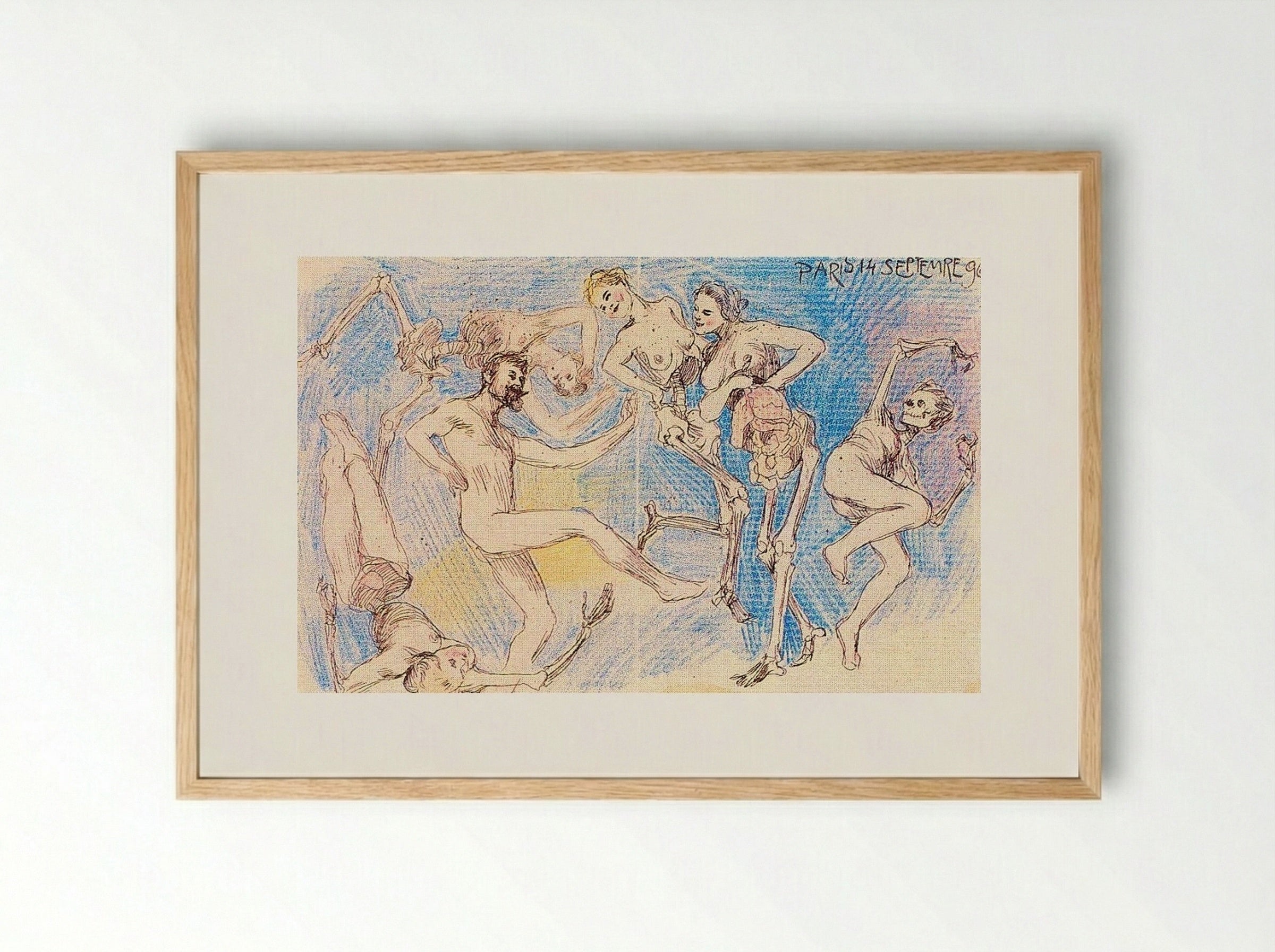 Danse Macabre - Frantisek Kupka - Framed Print Wood