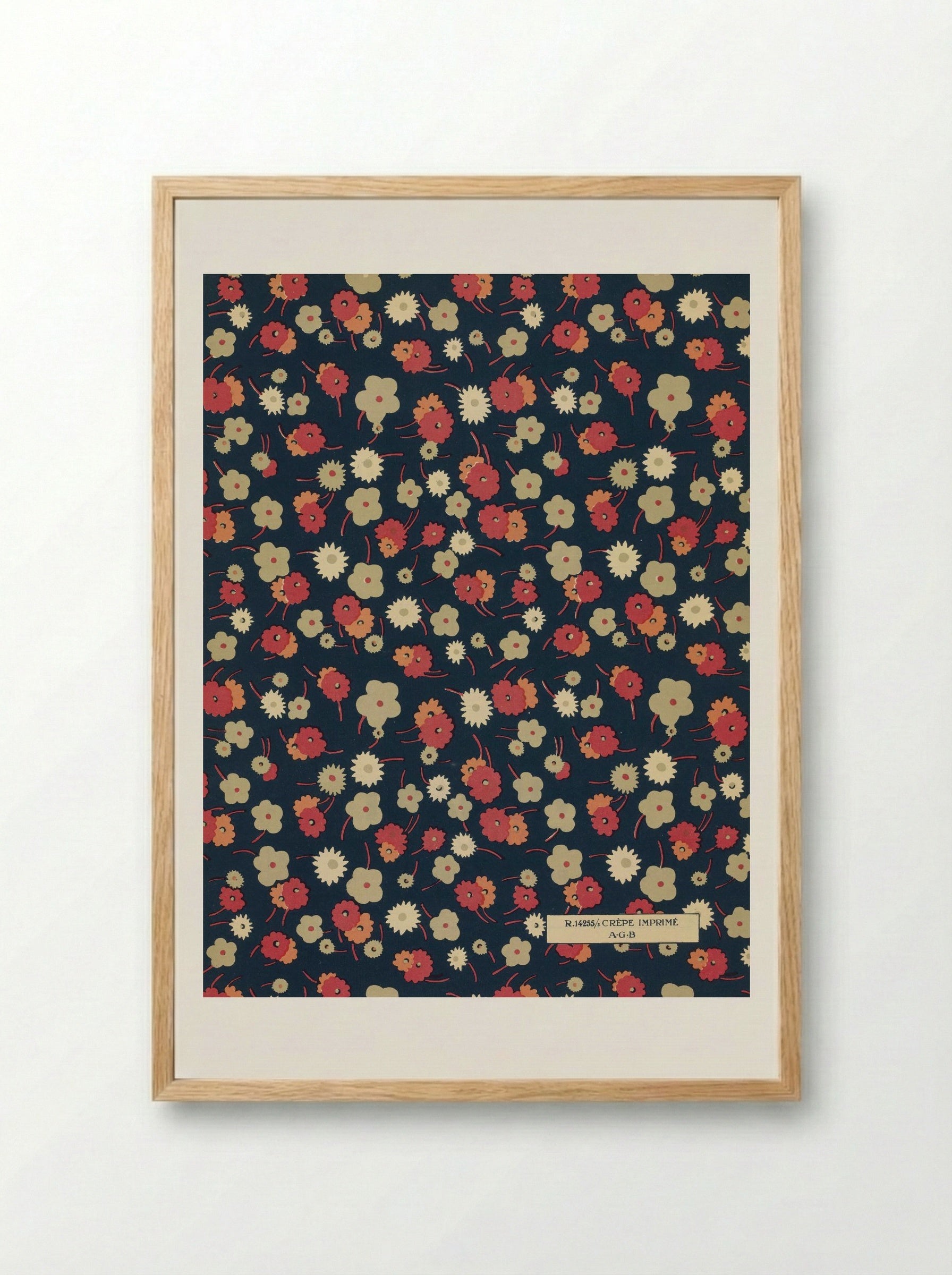 Feuillets de l'Élégance Féminine - Charles Goy - Framed Print Wood