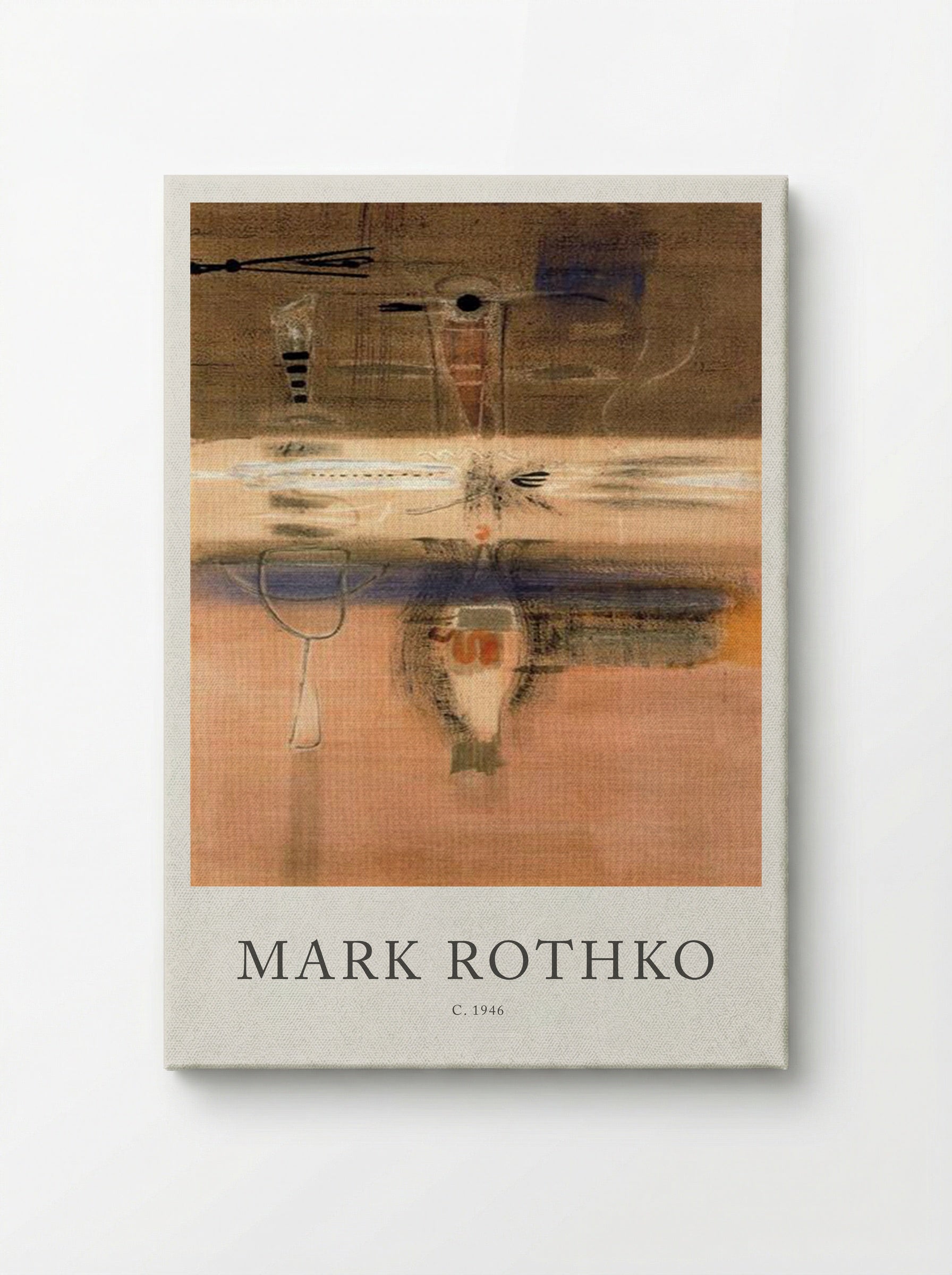 Untitled (Biomorphic Composition) - Mark Rothko - Canvas