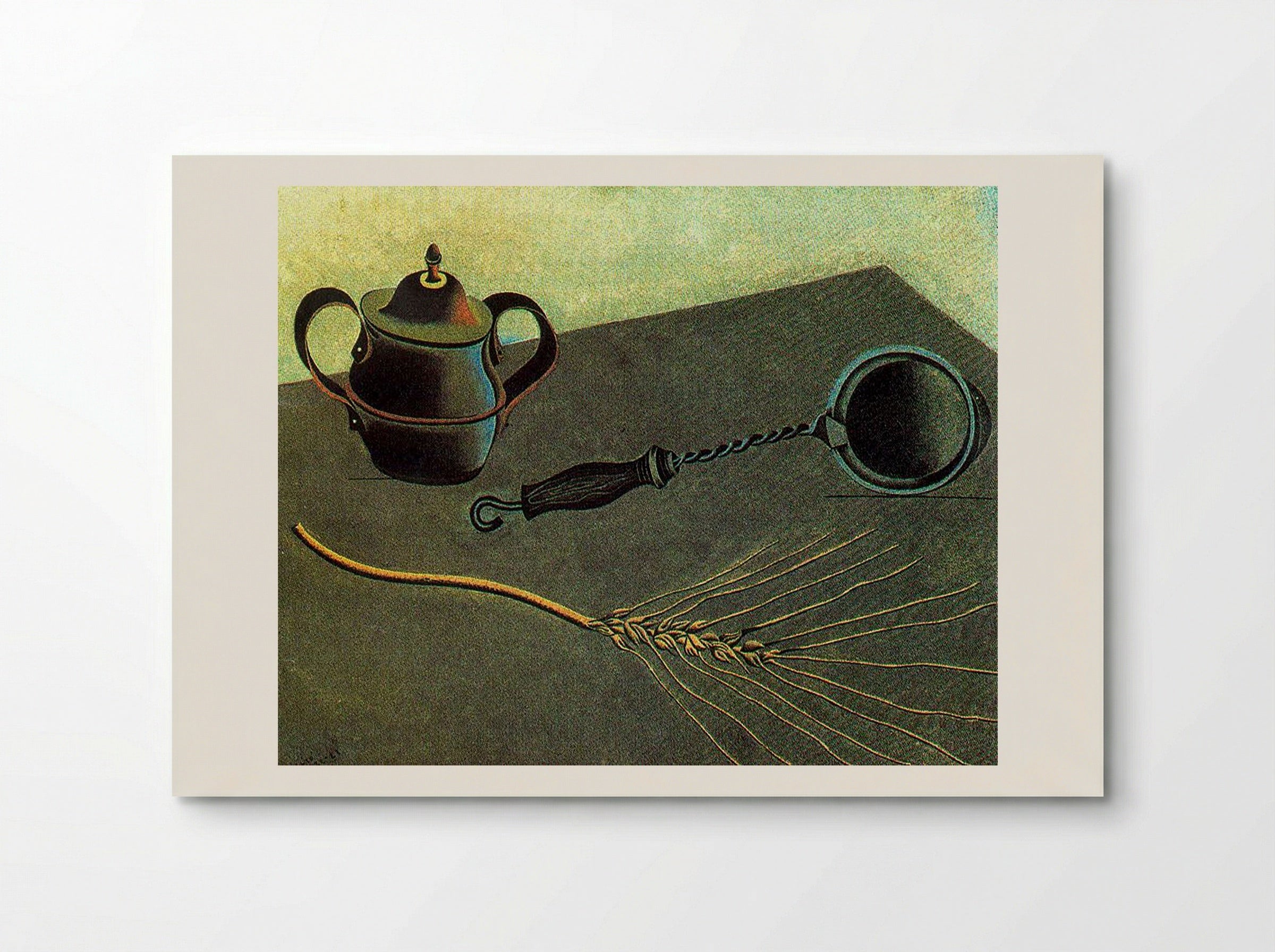 Natura Morta (Still Life with Teapot and Ear of Grain) - Giorgio Morandi - Poster