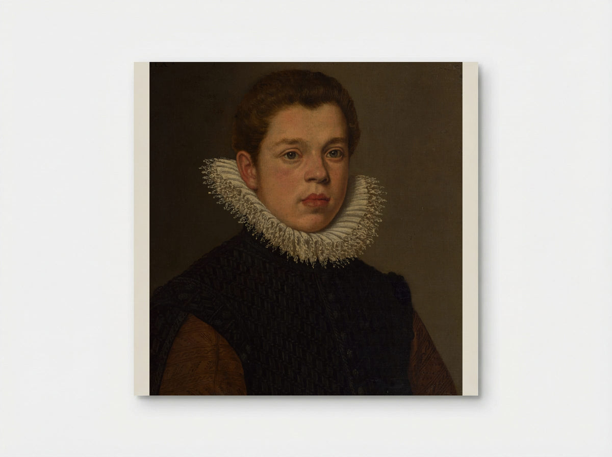 Portrait of a Young Man with a White Ruff Collar - Sofonisba Anguissola - Poster