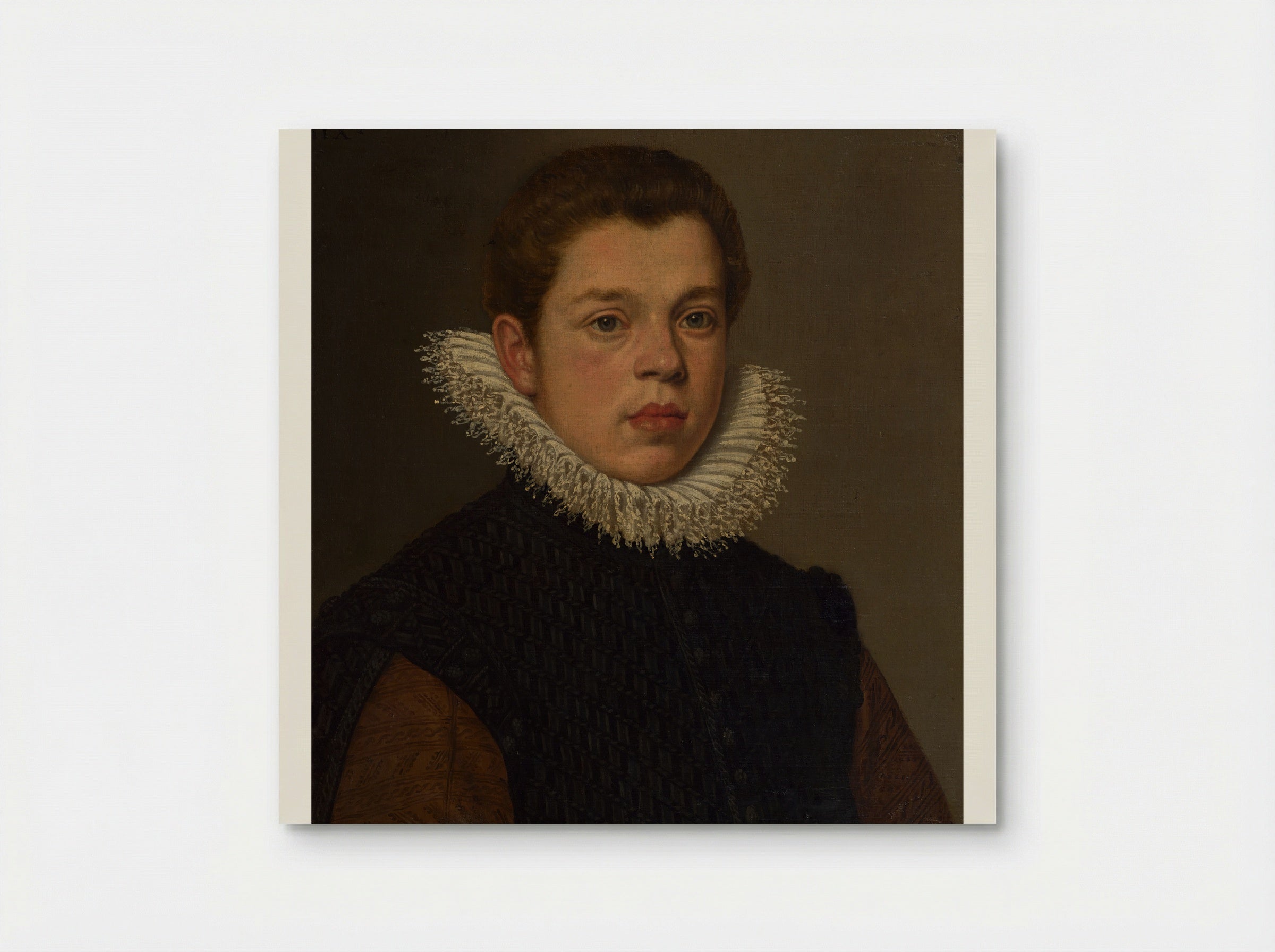Portrait of a Young Man with a White Ruff Collar - Sofonisba Anguissola - Poster