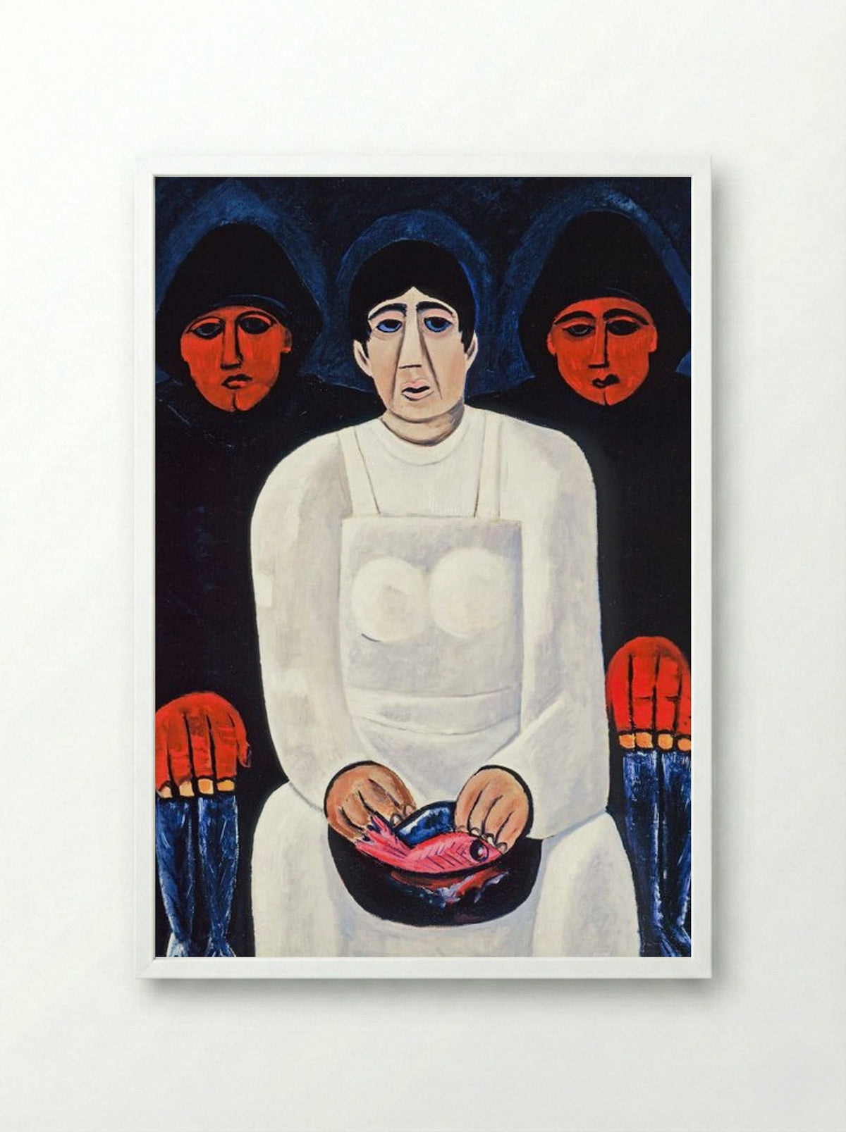 The Lost Felice - Marsden Hartley - Framed Print White
