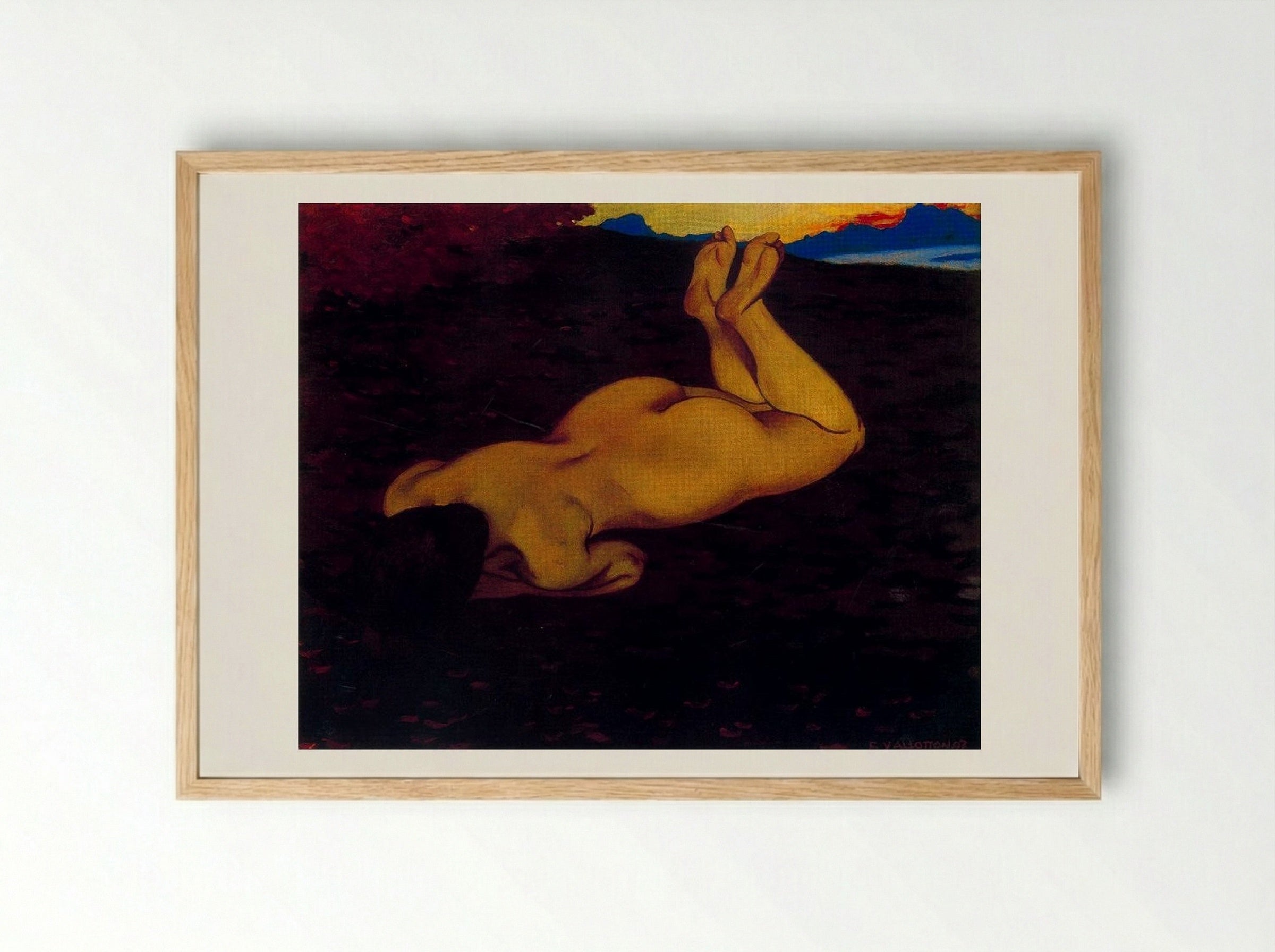 The Source - Félix Vallotton - Framed Print Wood