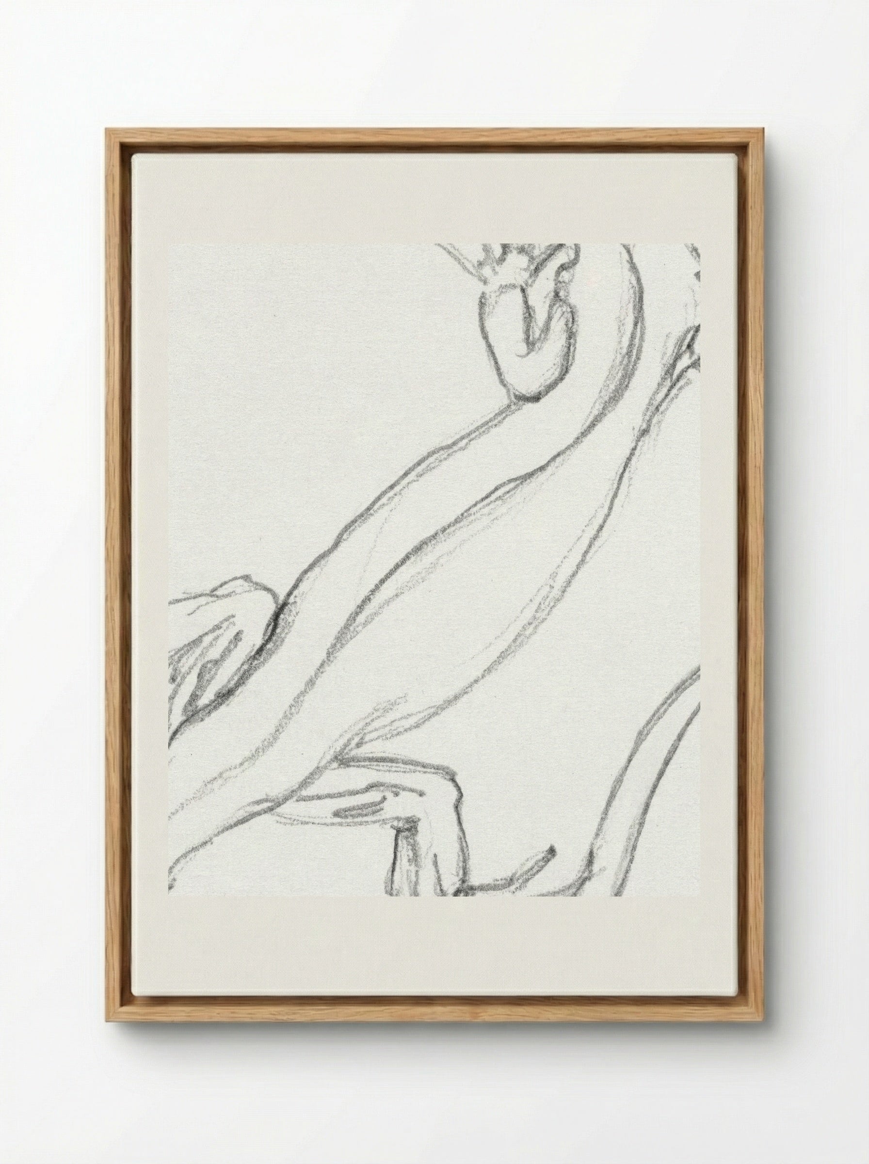 Lizard - Julie de Graag - Framed Canvas Wood
