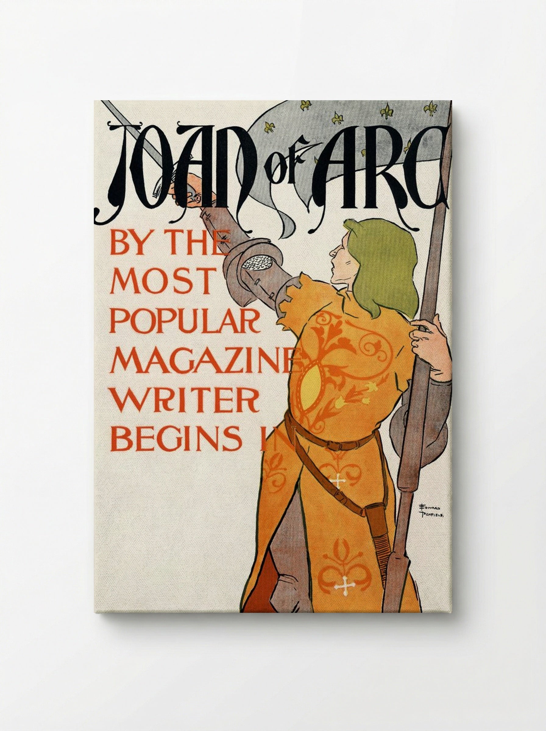 Joan of Arc - Edward Penfield - Canvas