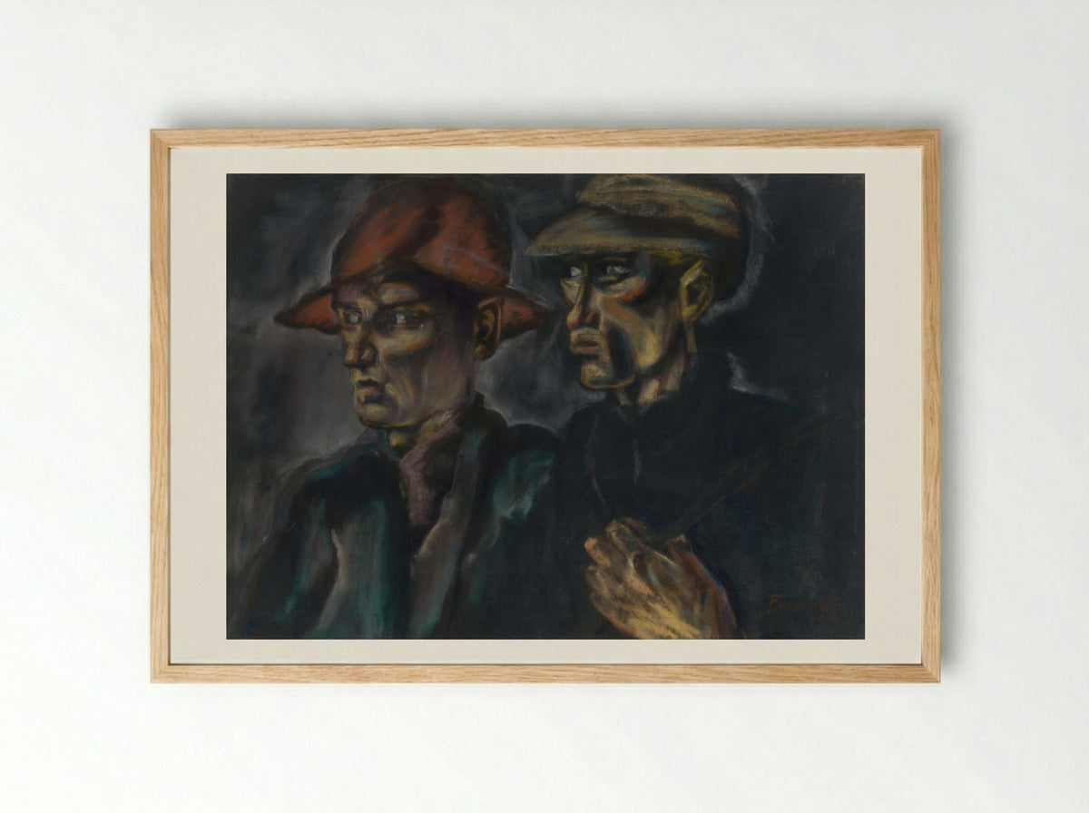 Tramps - Konstantin Bauer - Framed Print Wood